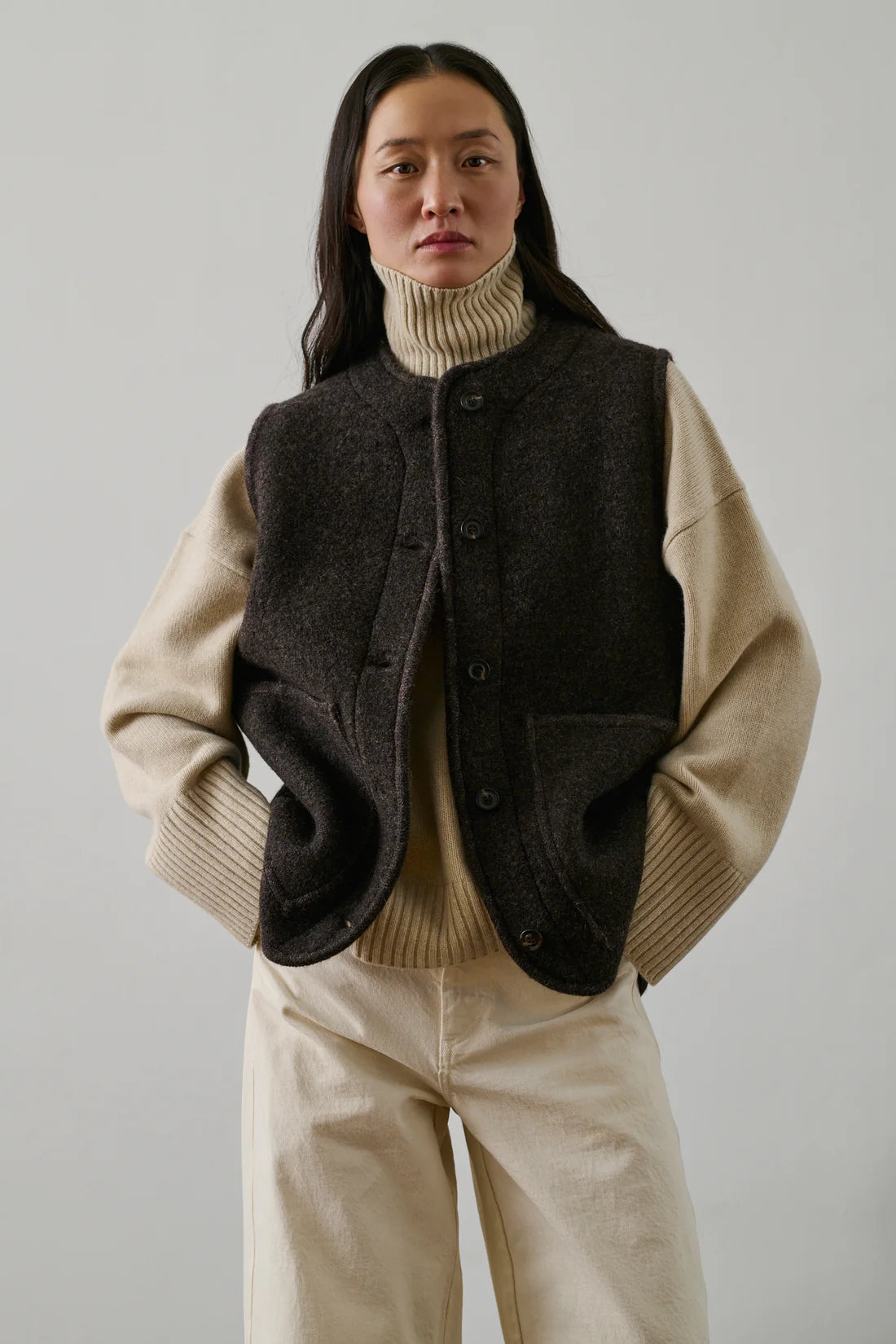 SOEUR - Veste chicago brown SOEUR