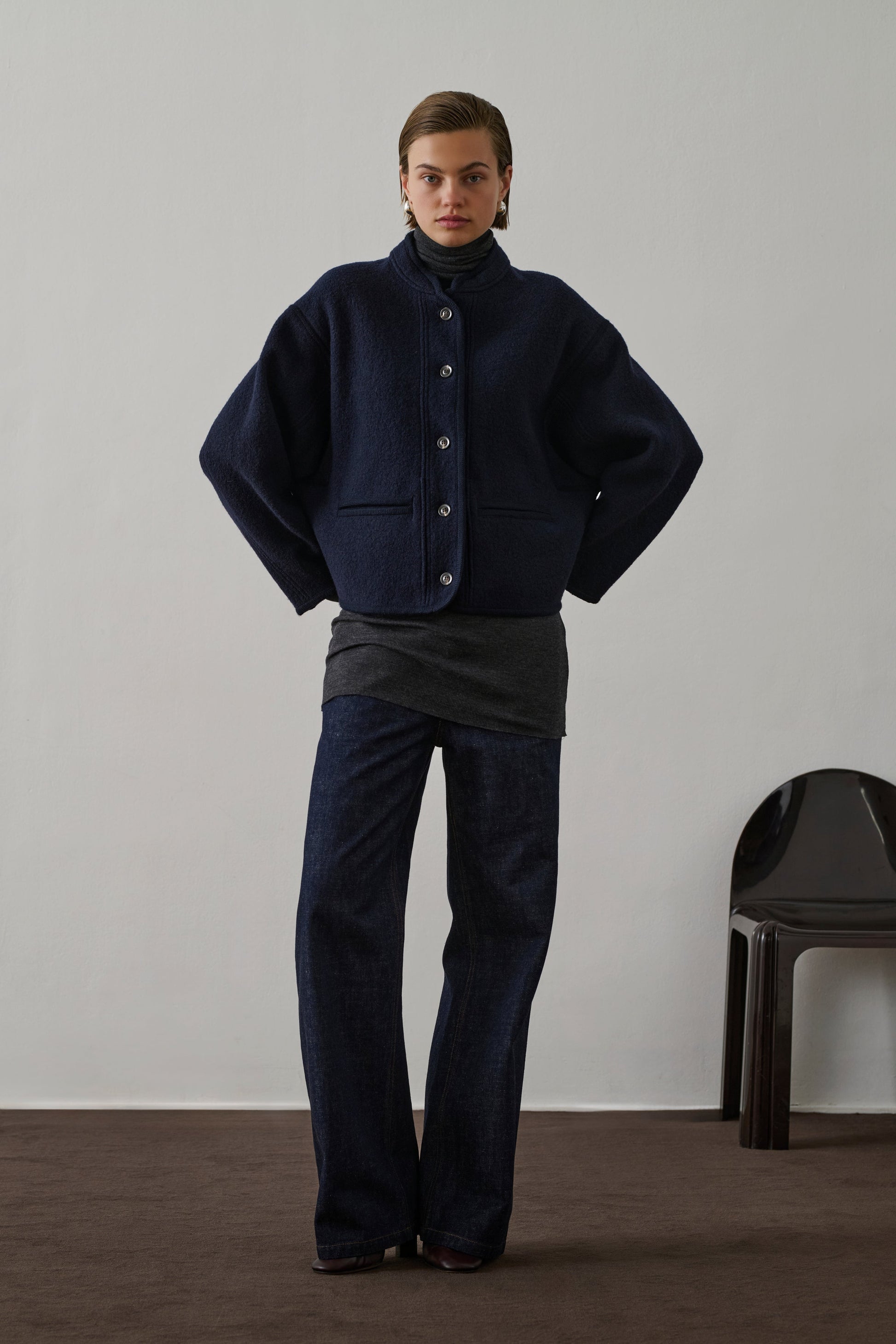 SOEUR - Veste olympe navy SOEUR