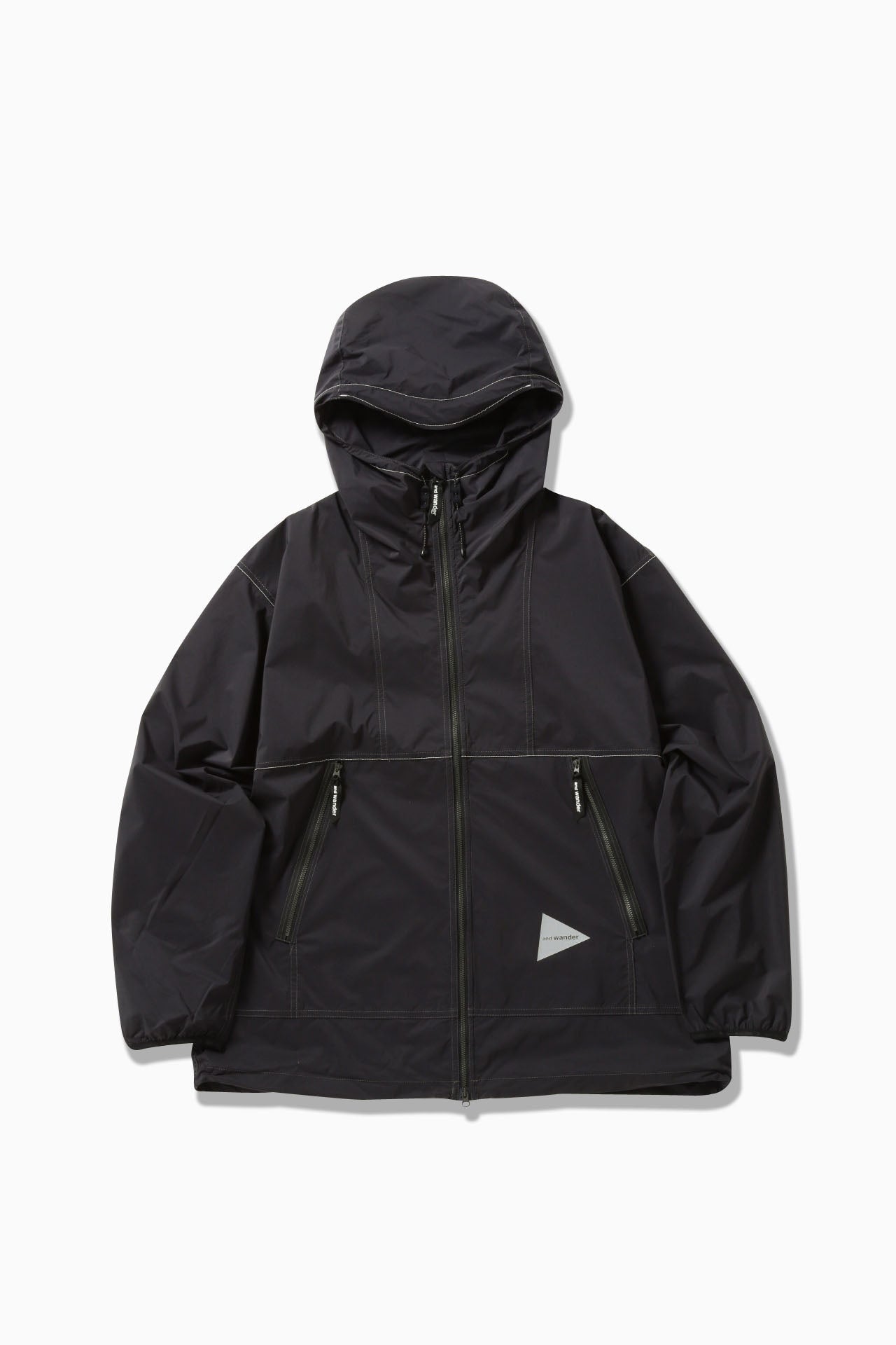 AND WANDER - Jacket wind pertex black AND WANDER