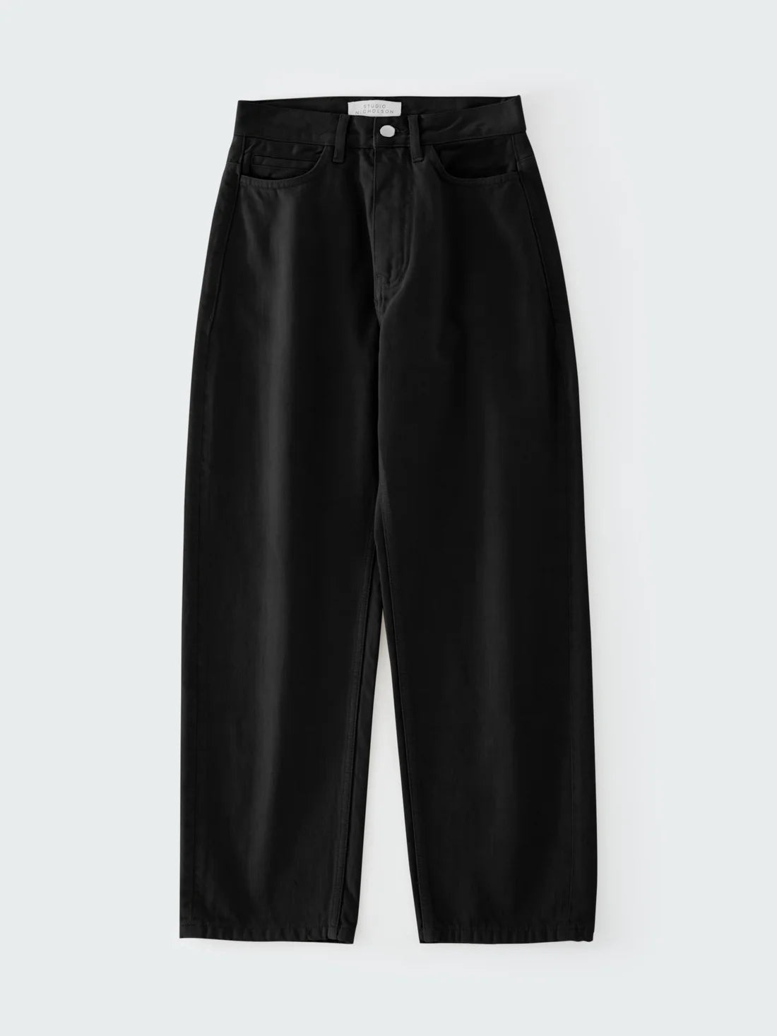 STUDIO NICHOLSON - Denim pant ruthe black STUDIO NICHOLSON