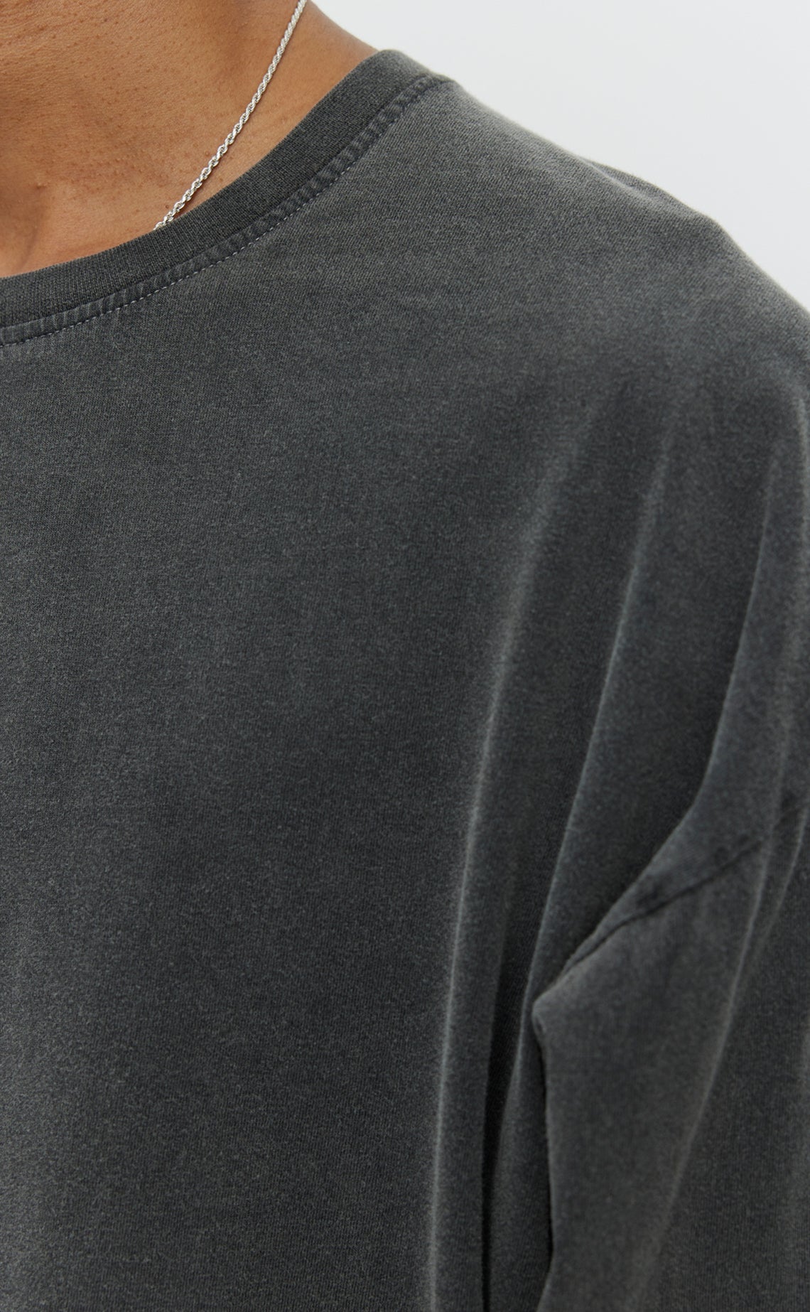 MFPEN - Relaxed LS tee washed graphite MFPEN