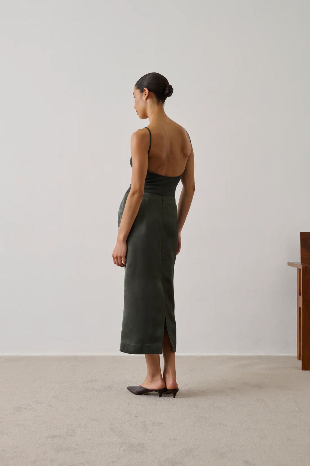 SOEUR - Ila top vert de gris