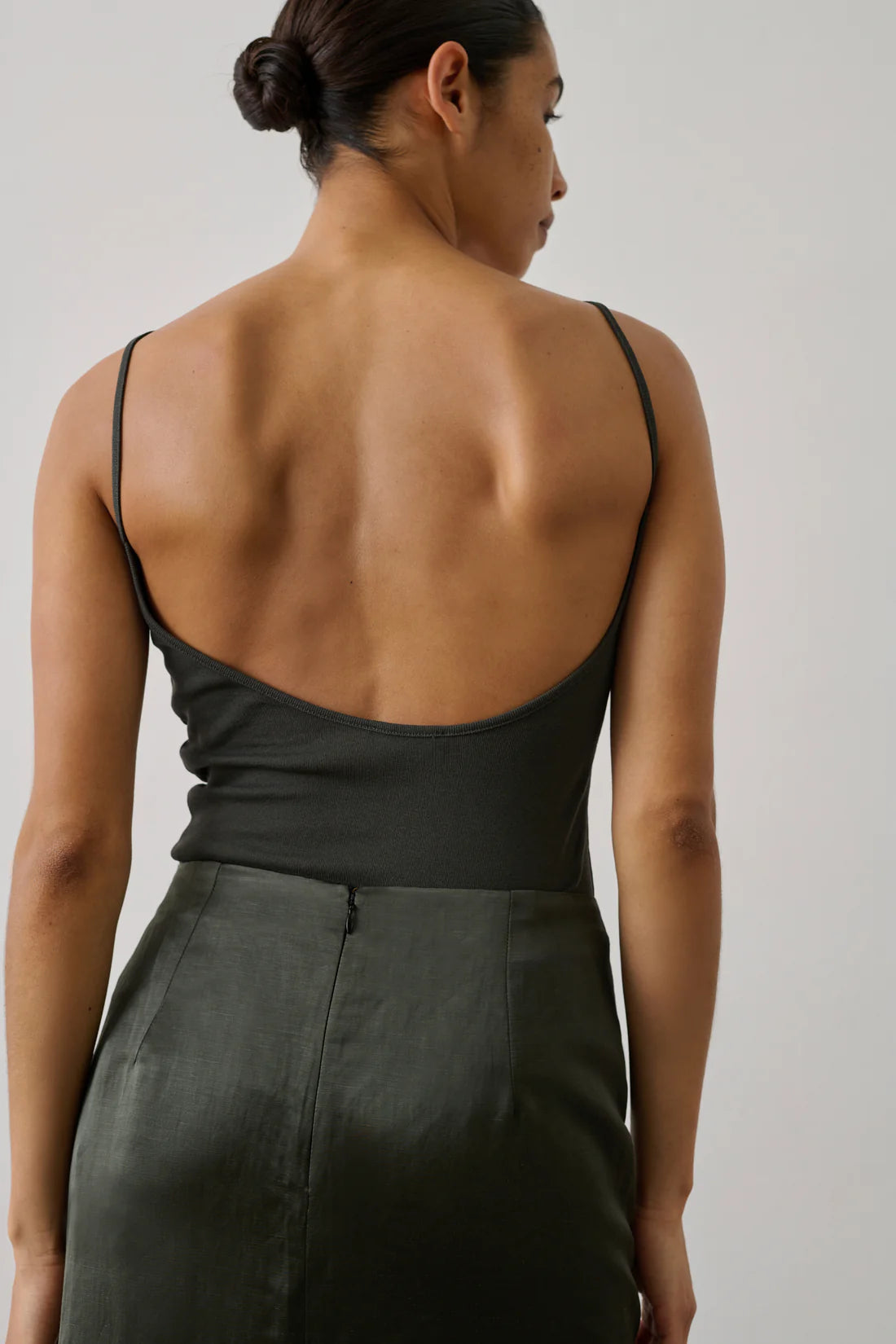 SOEUR - Ila top vert de gris