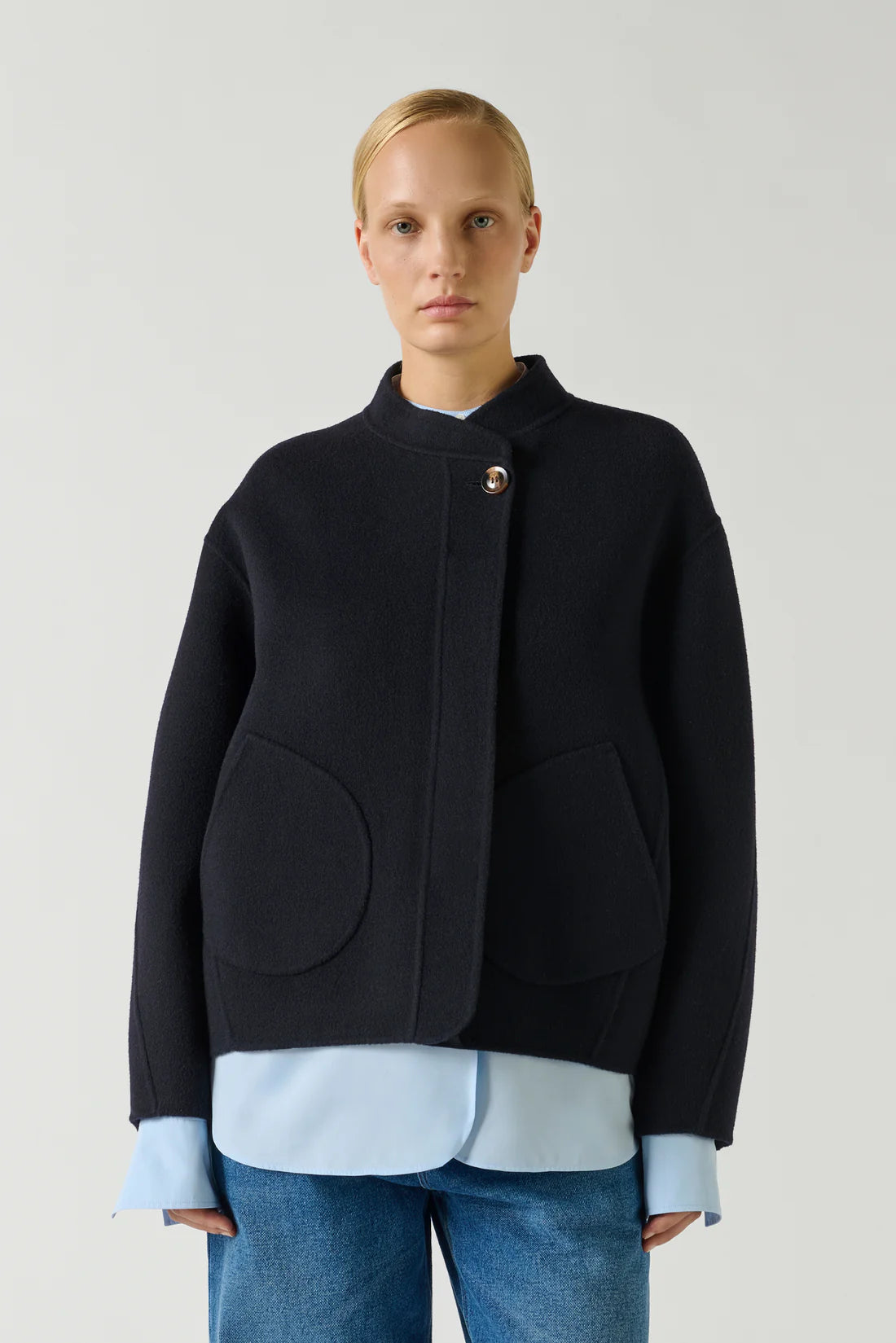 SOEUR - Veste windsor navy SOEUR