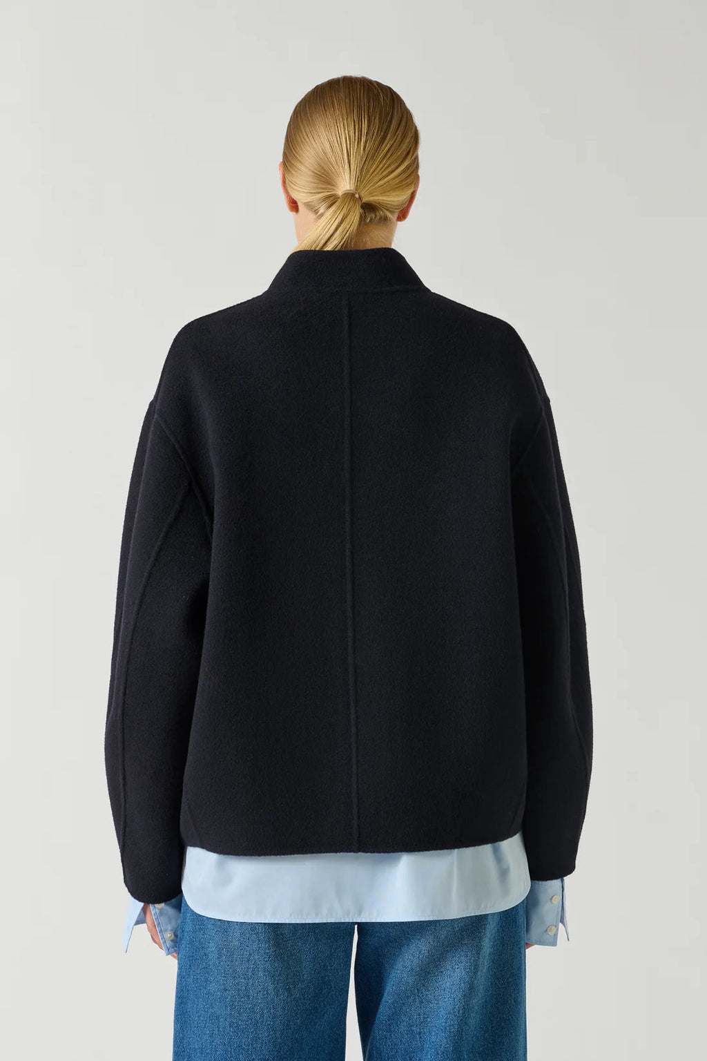 SOEUR - Veste windsor navy SOEUR