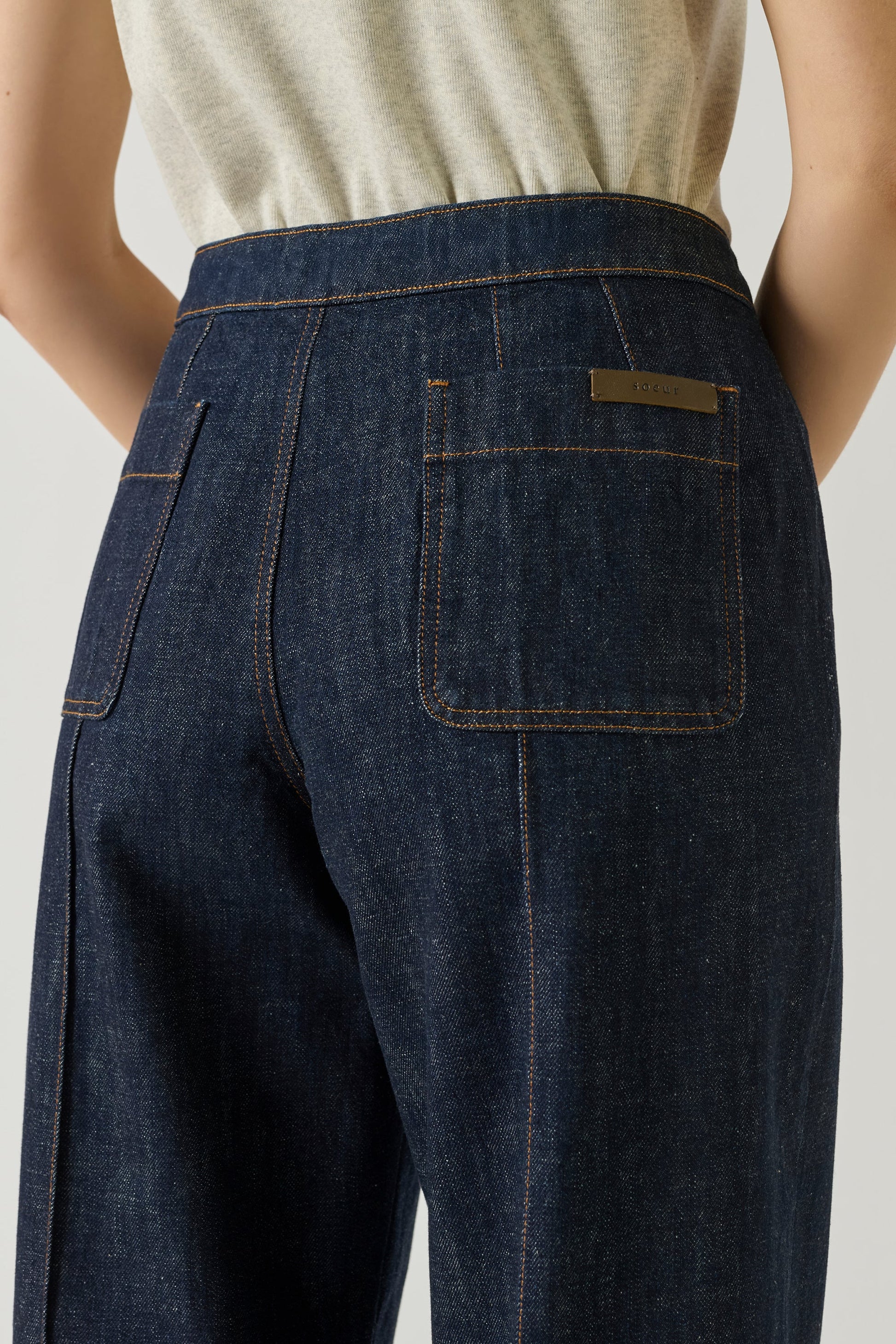 SOEUR - Pantalon Harry Jean brut