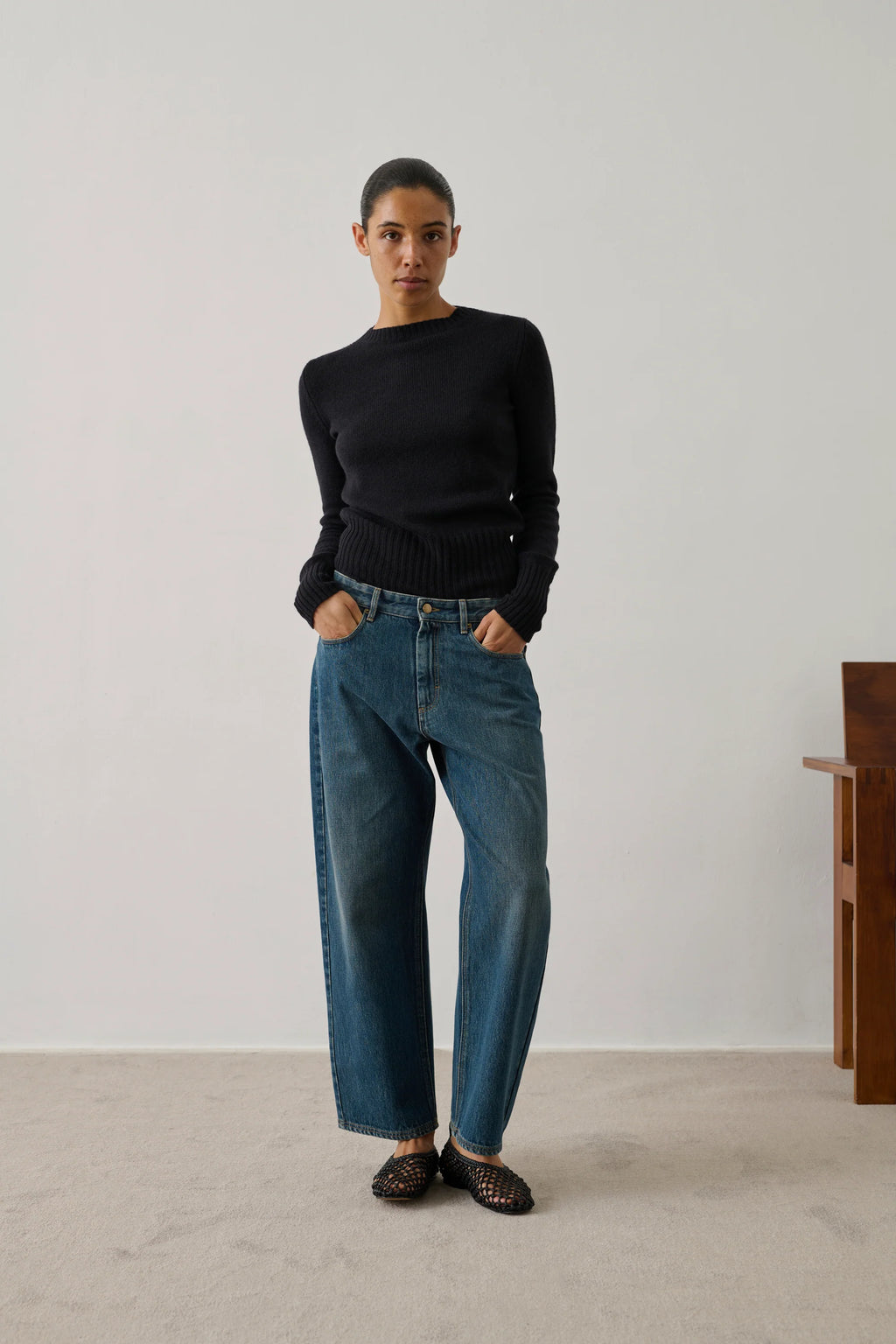 SOEUR - harrison jean droit bleu/vert