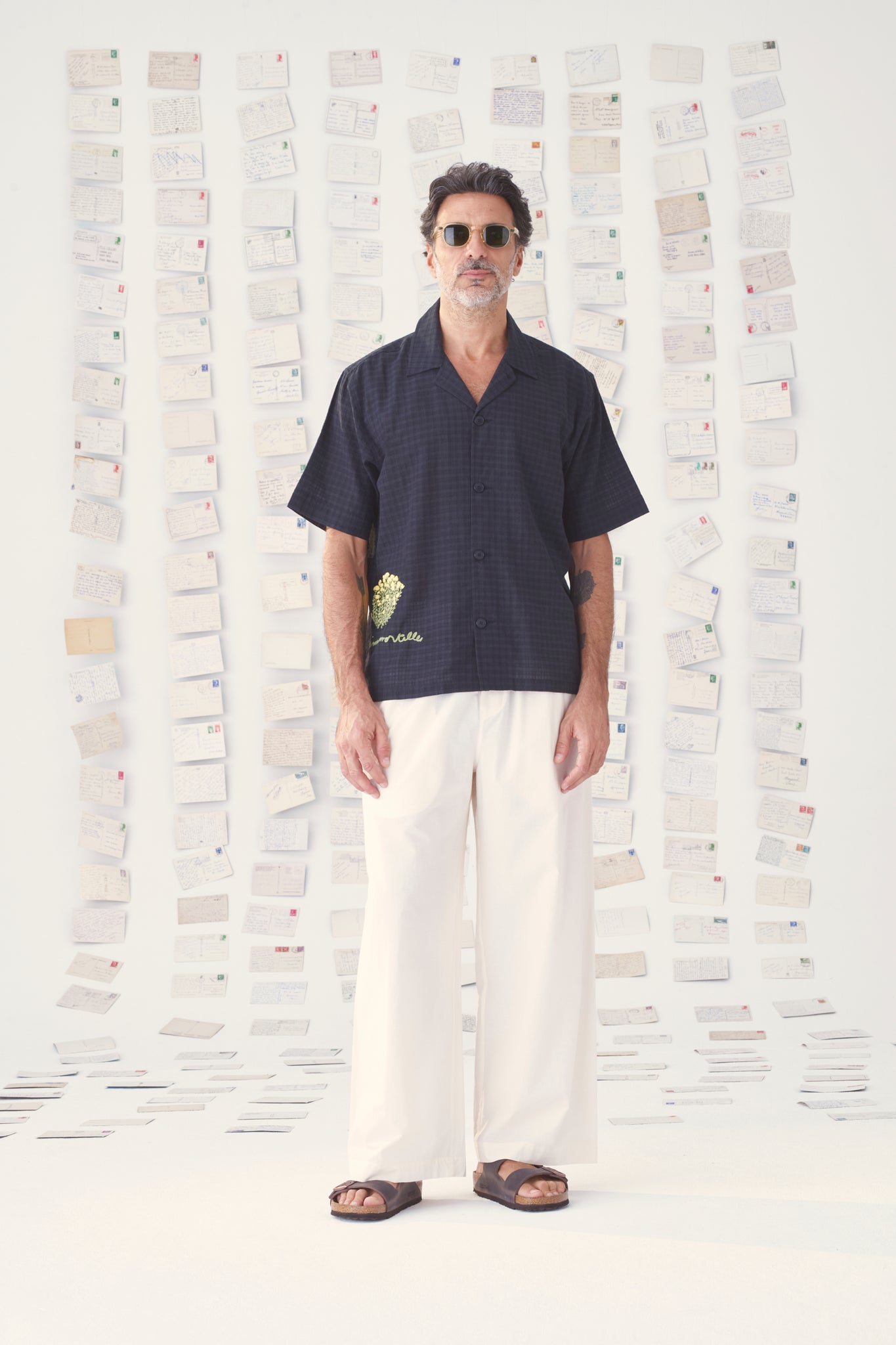 Mii - pant louis solid chaux