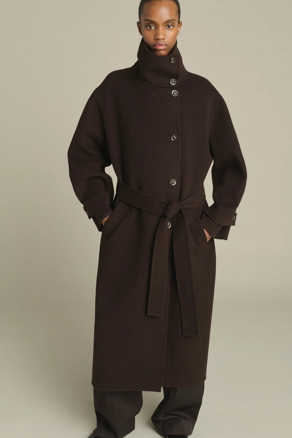 SOEUR - Manteau James Marron