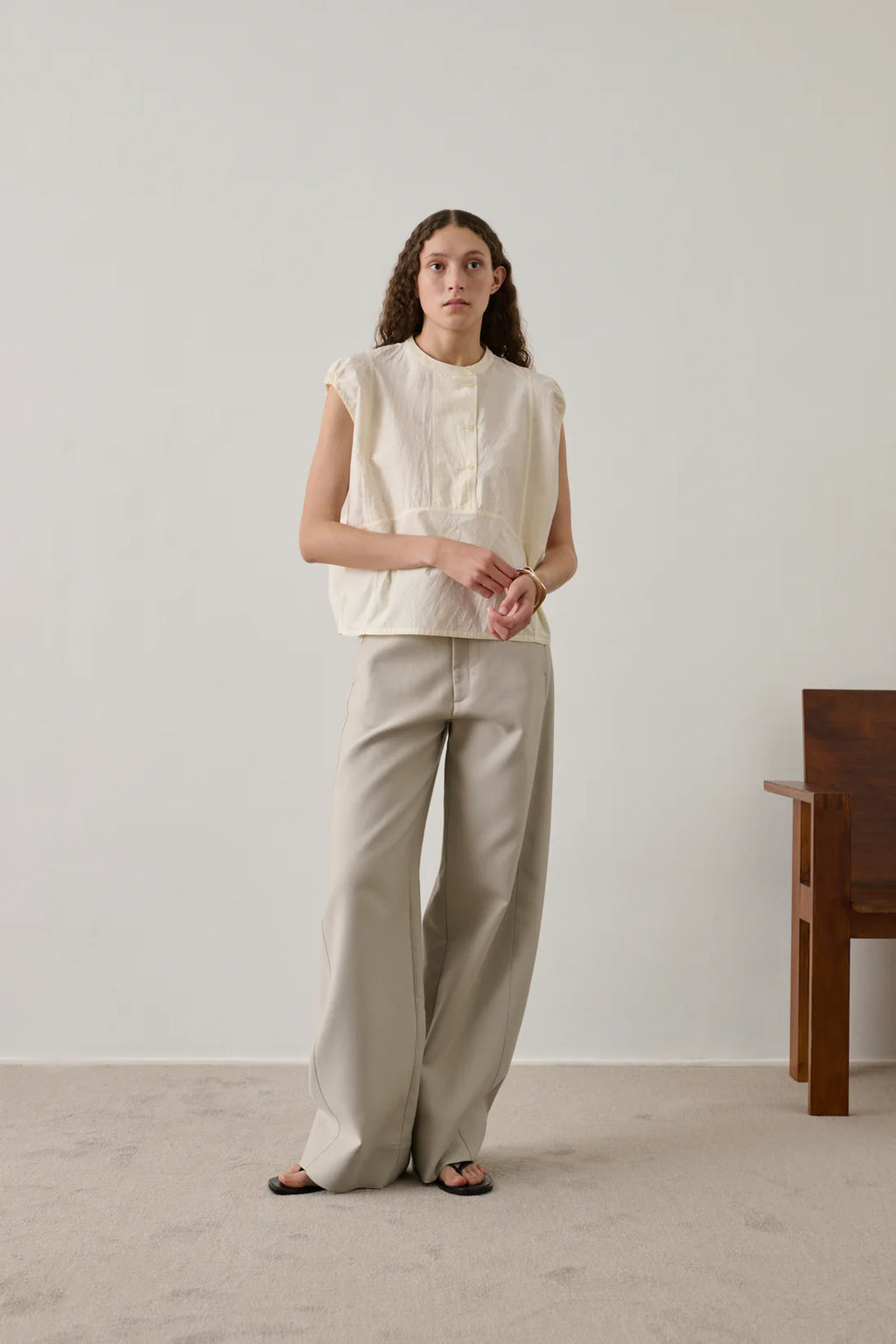 SOEUR - danube blouse vanille