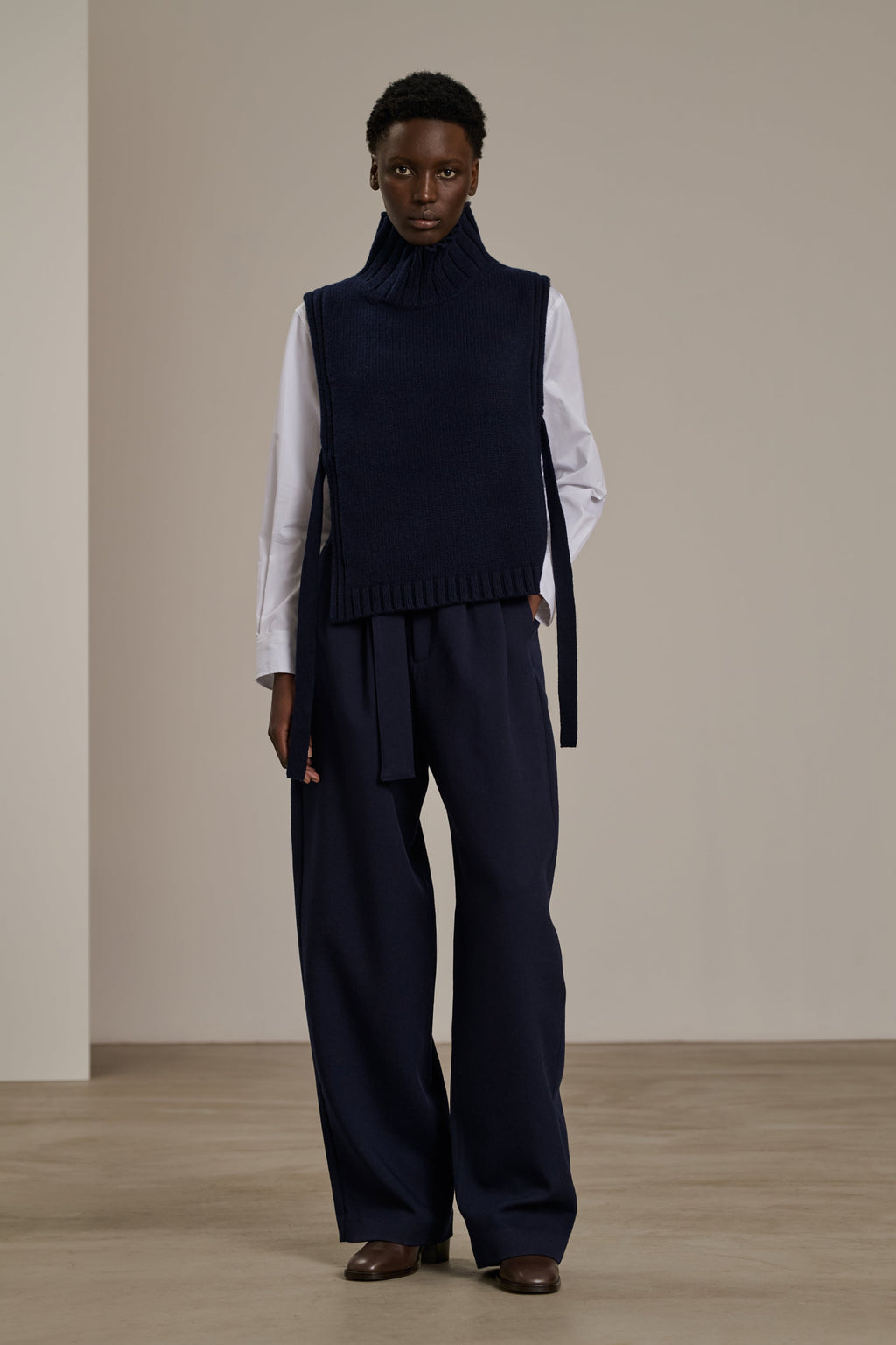 SOEUR - Plastron or navy SOEUR