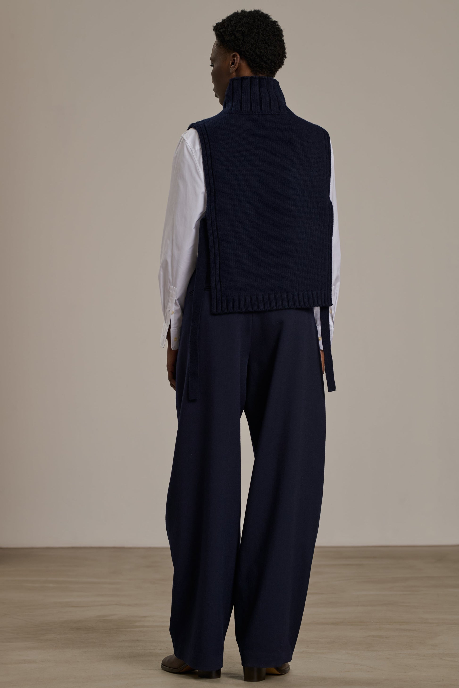 SOEUR - Plastron or navy SOEUR