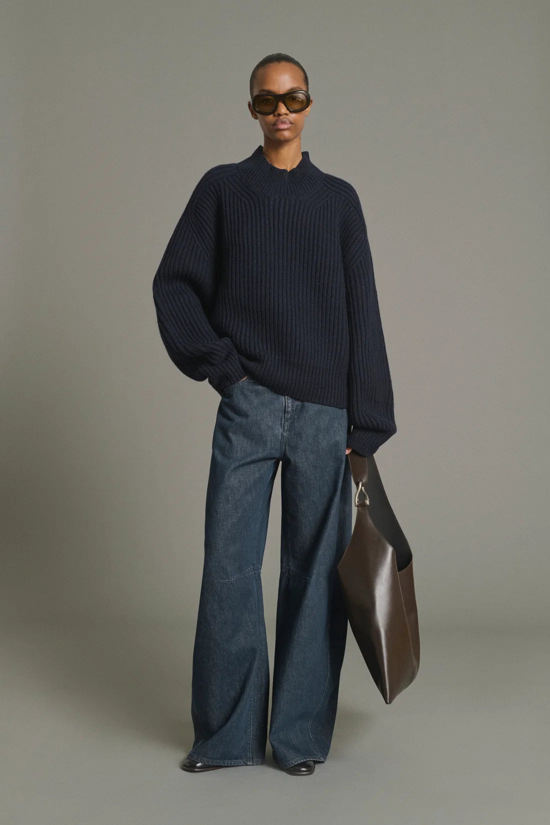 SOEUR - Jean barrel Gaspard bleu gris