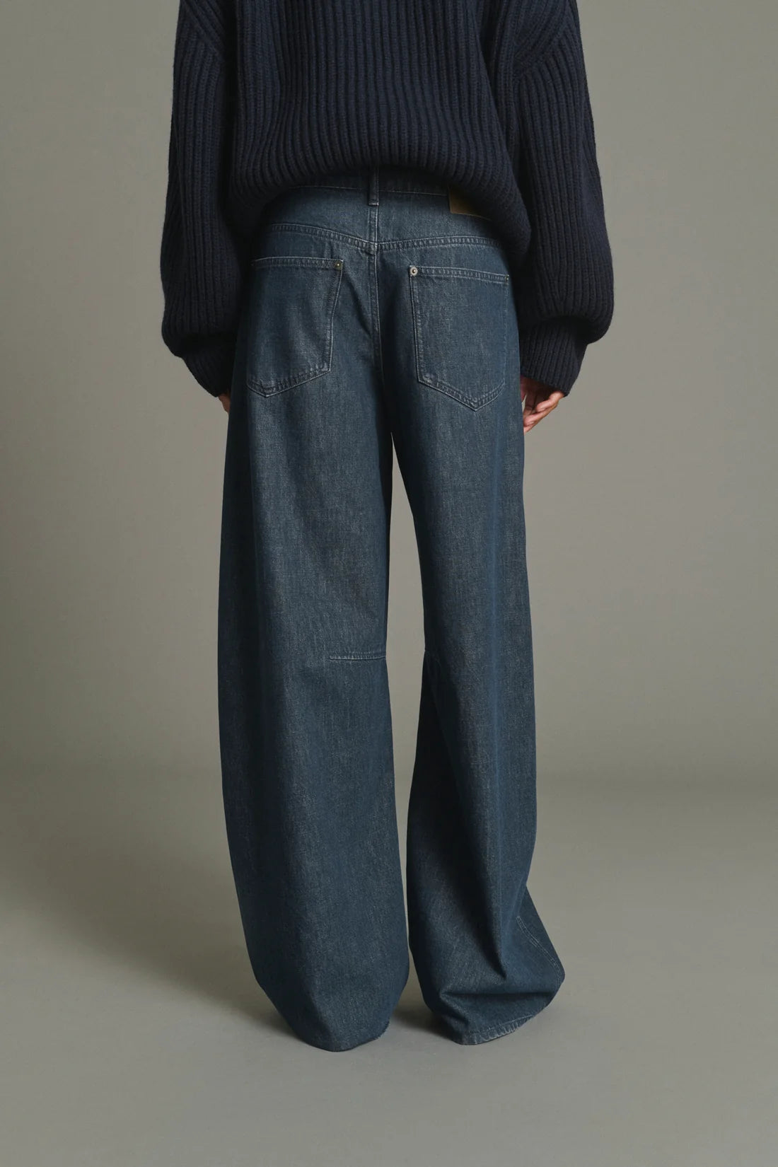 SOEUR - Jean barrel Gaspard bleu gris