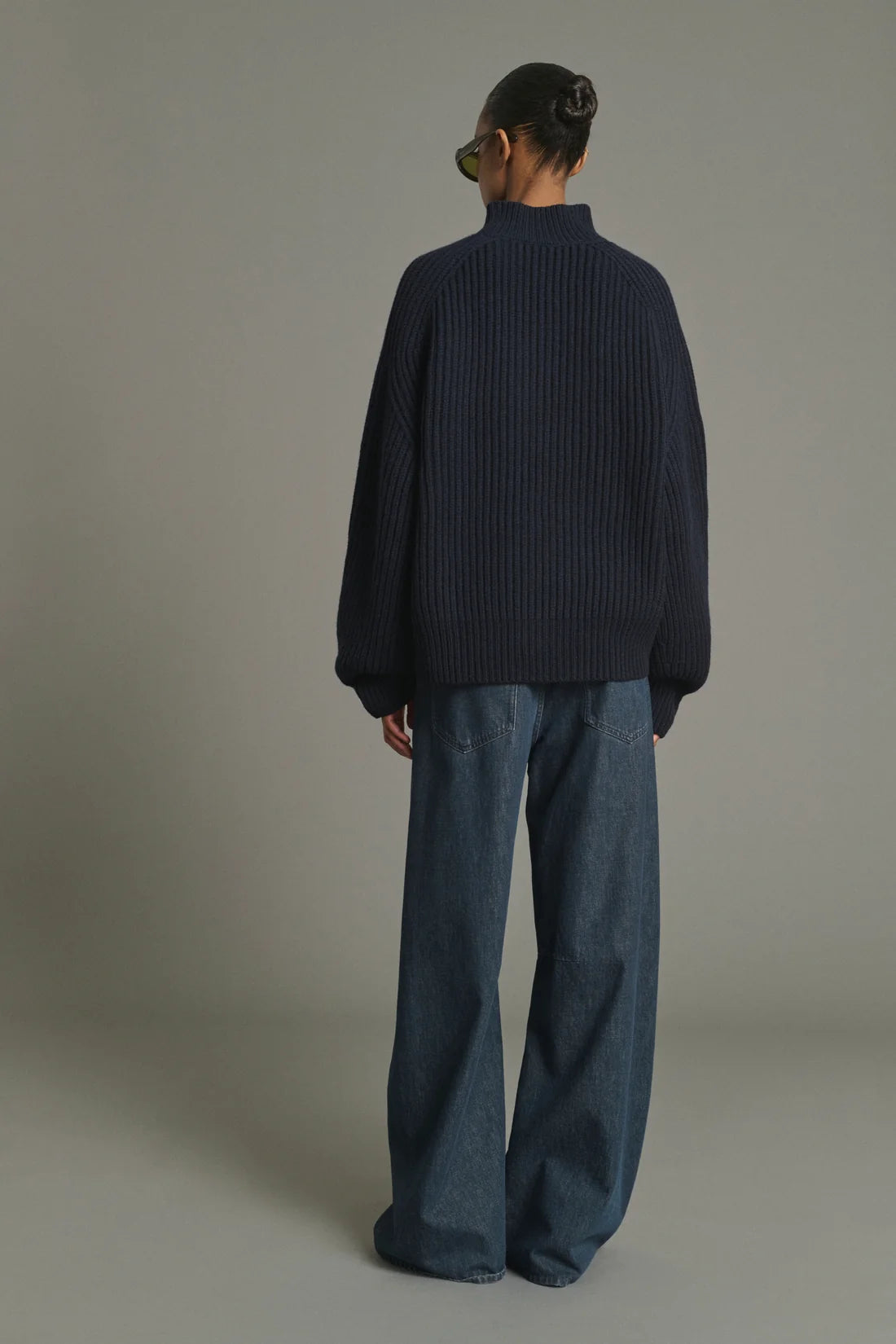 SOEUR - Jean barrel Gaspard bleu gris