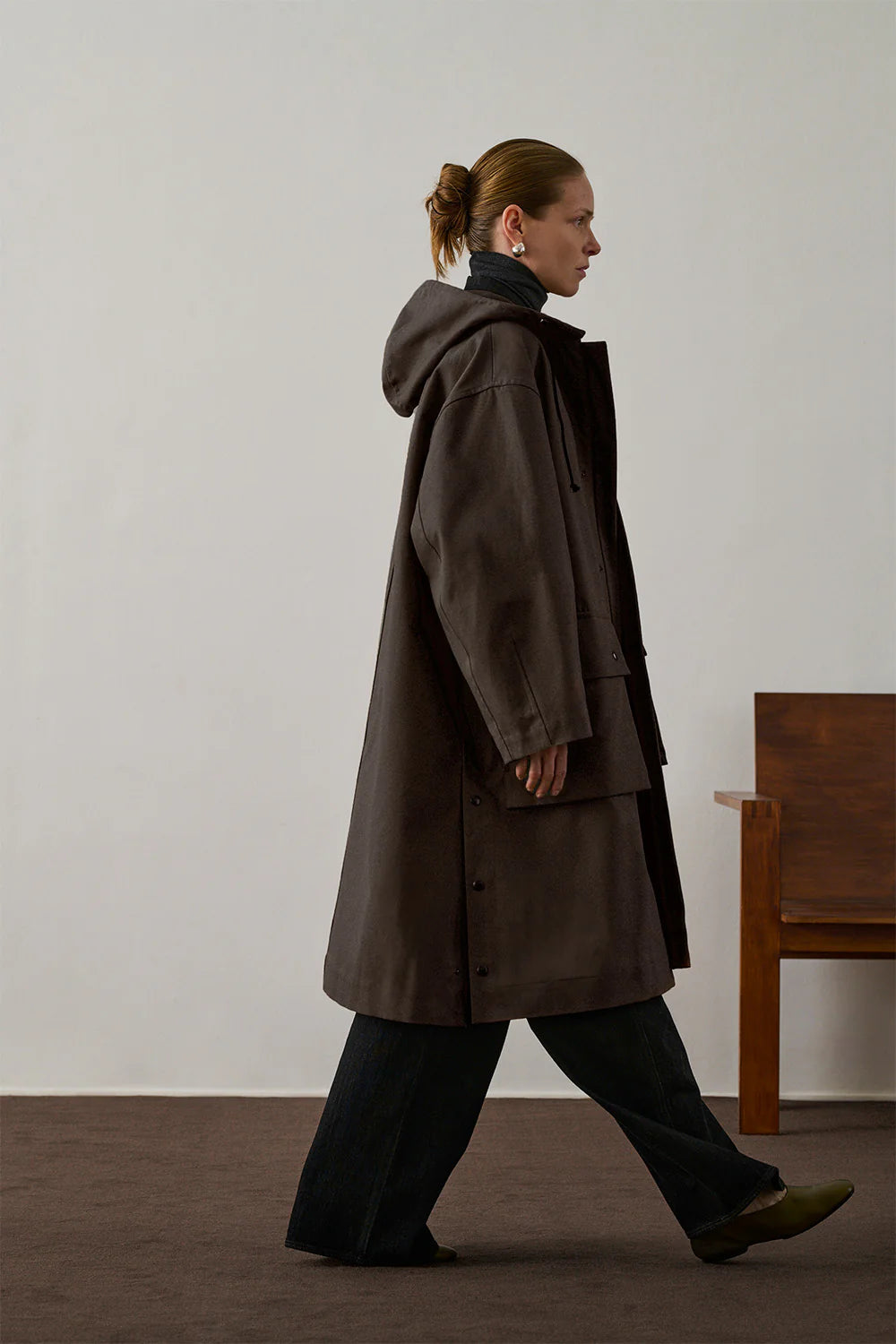 SOEUR - Trench Faith marron