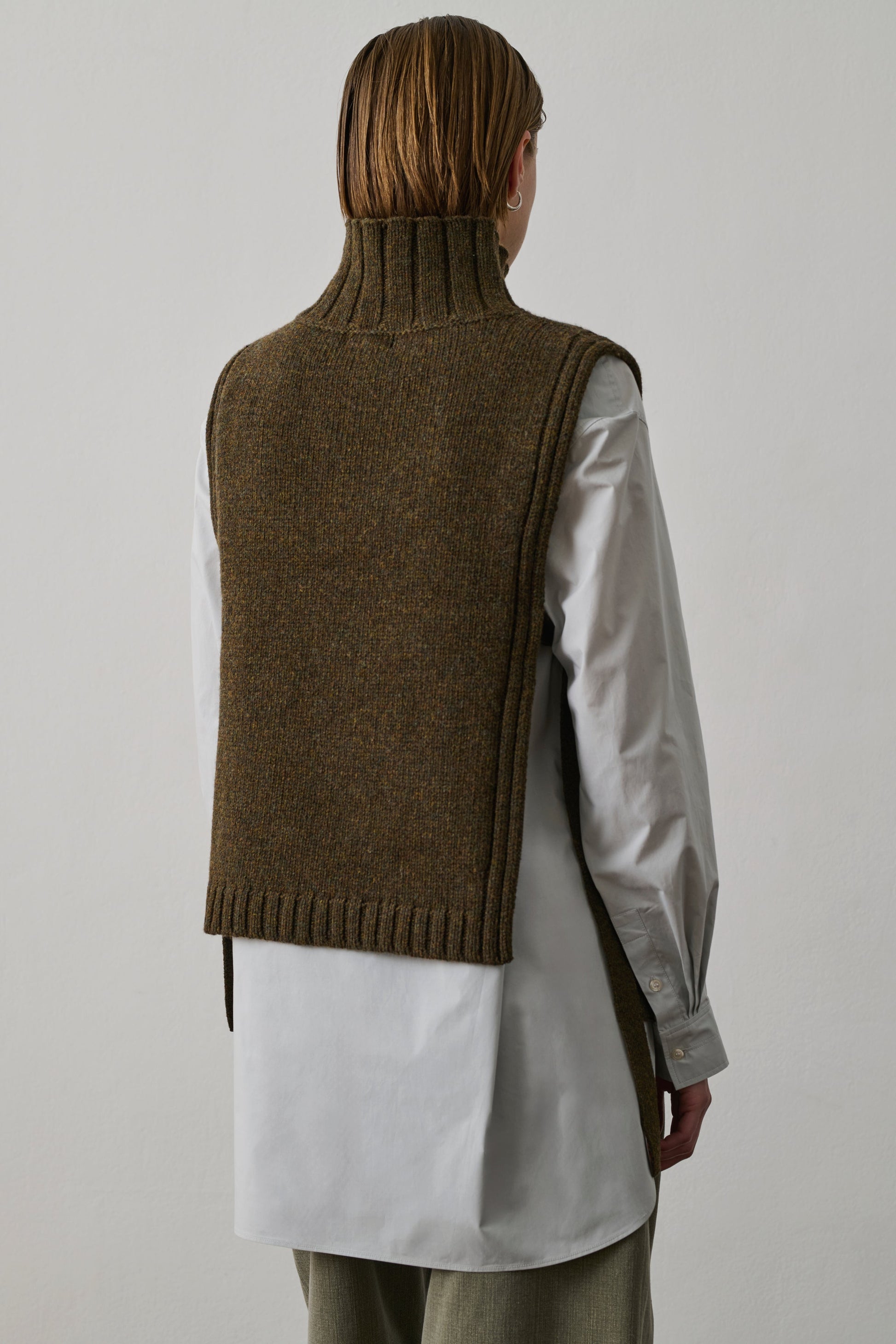 SOEUR - Plastron or kaki chine SOEUR