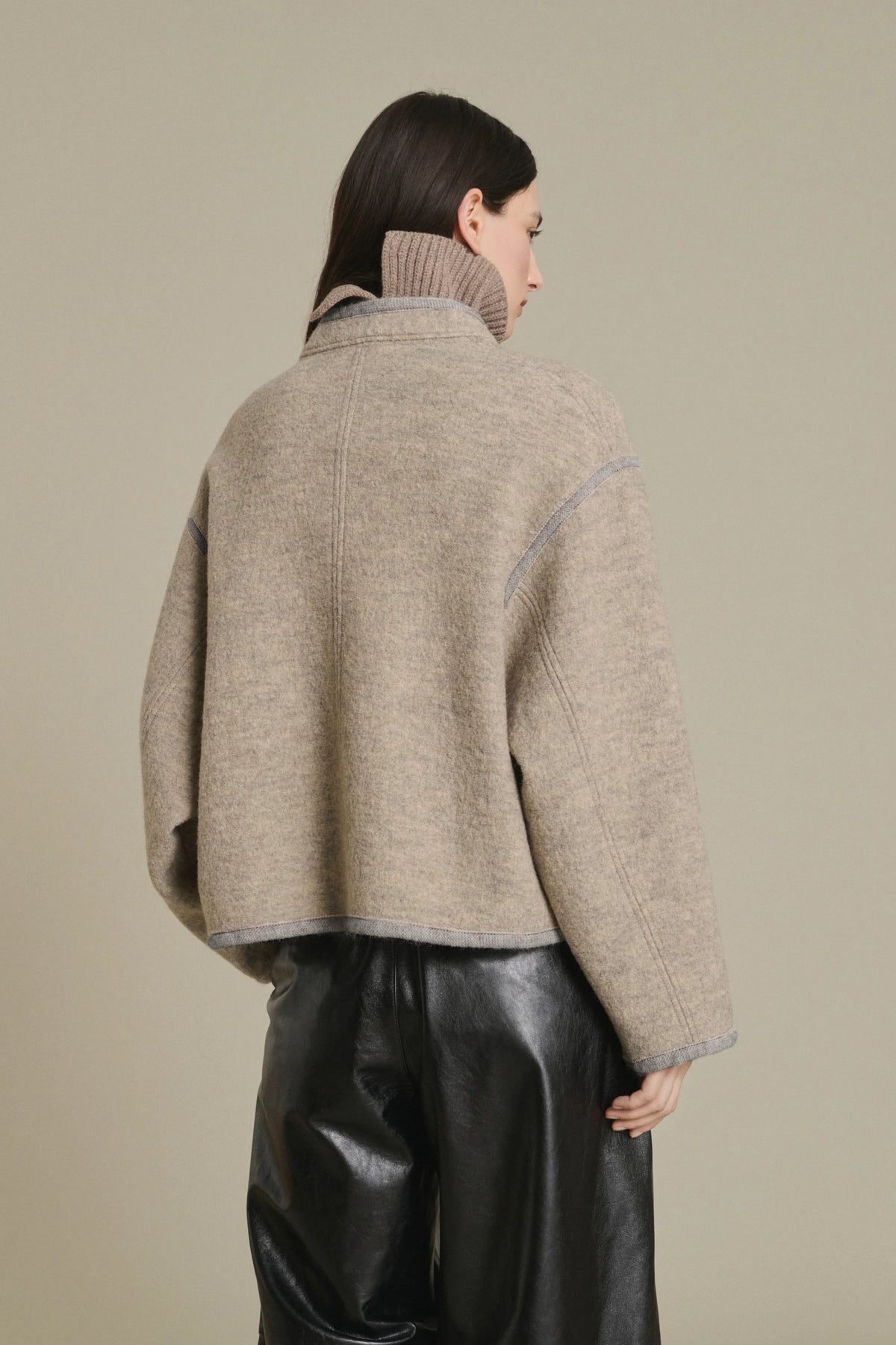 SOEUR - Olympe veste autrichienne en laine bouillie