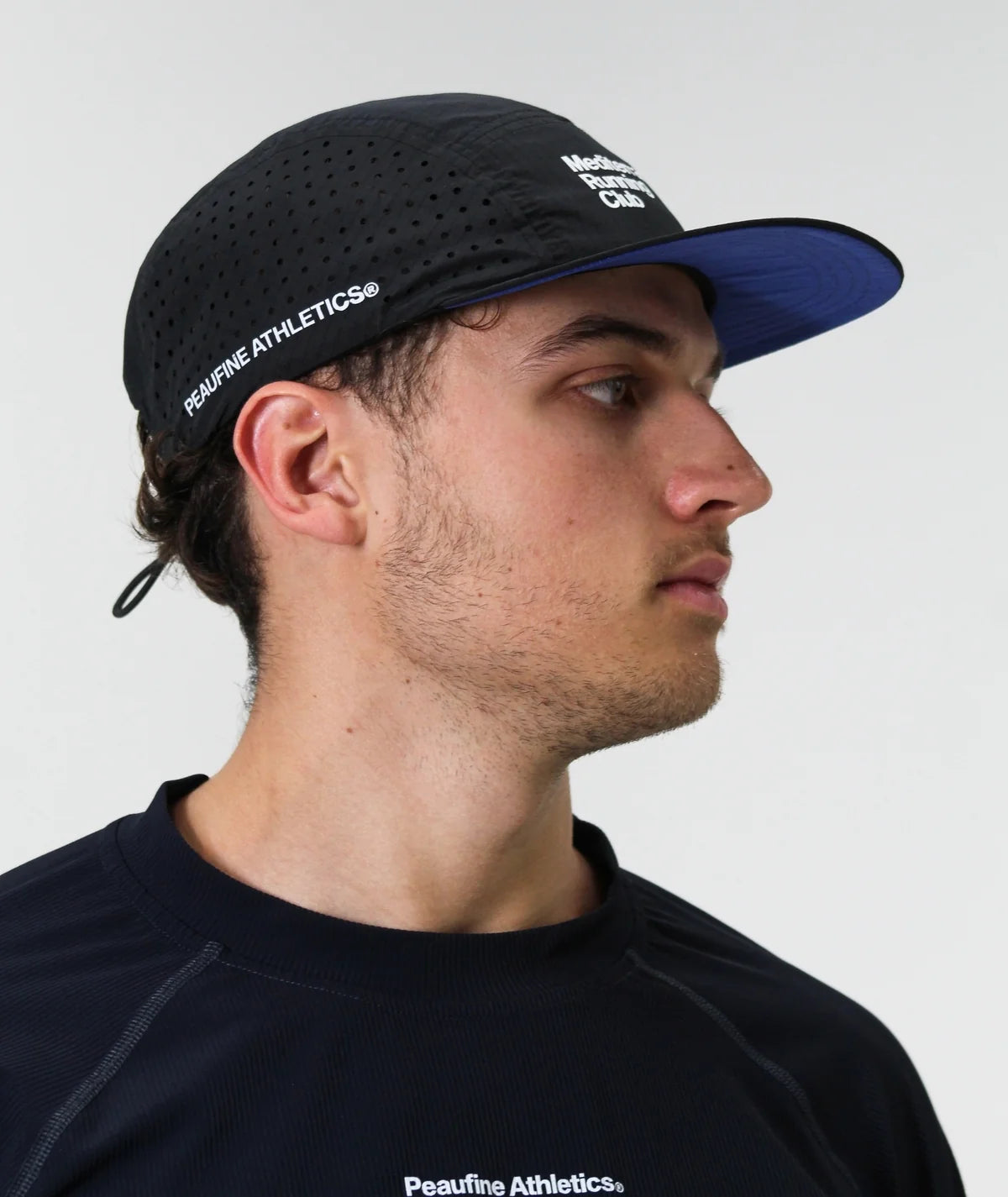 PEAUFINE ATHLETICS - Recycled ripstop cap Mediterranean dark navy