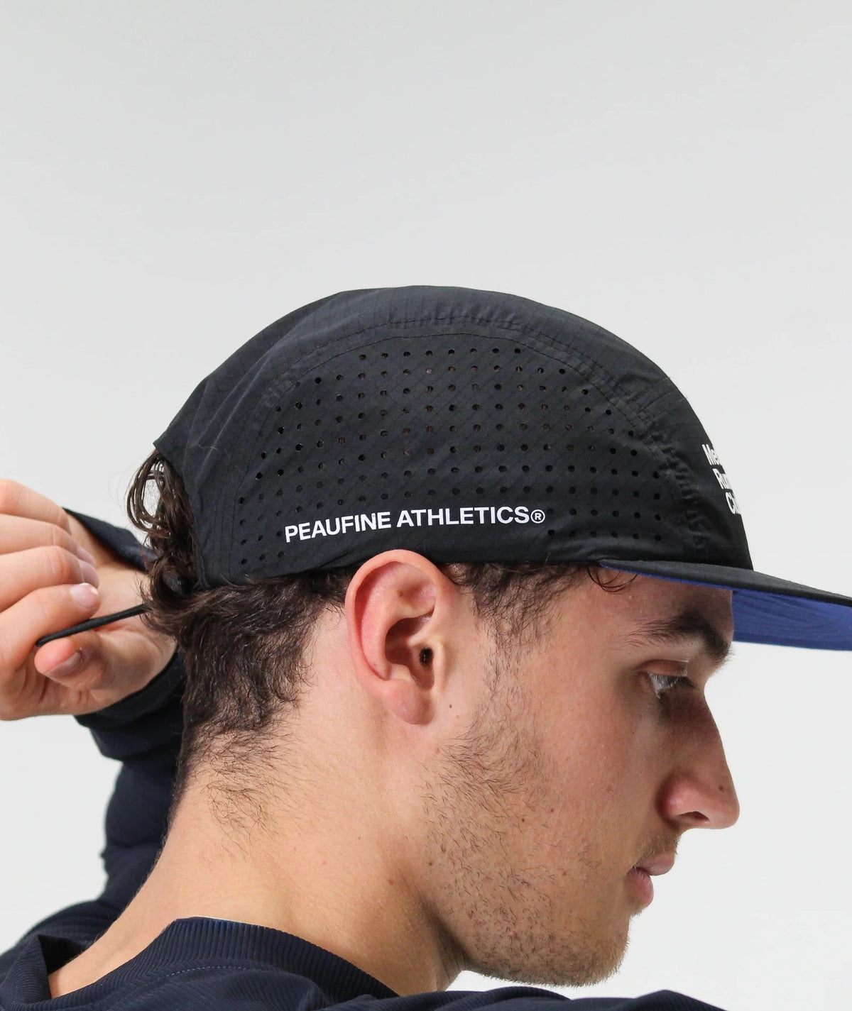 PEAUFINE ATHLETICS - Recycled ripstop cap Mediterranean dark navy