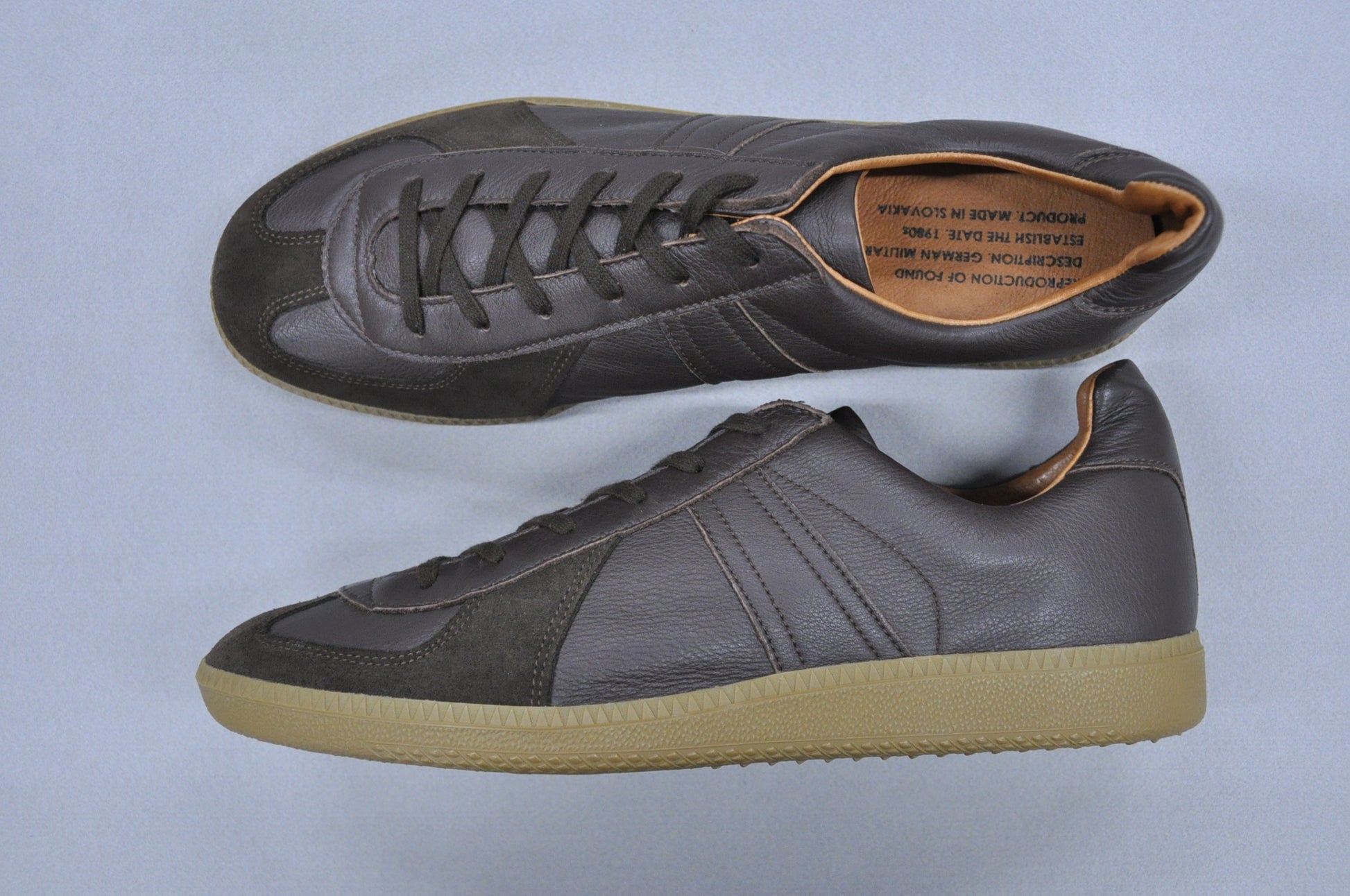 REPRODUCTION OF FOUND - German millitary dark brown