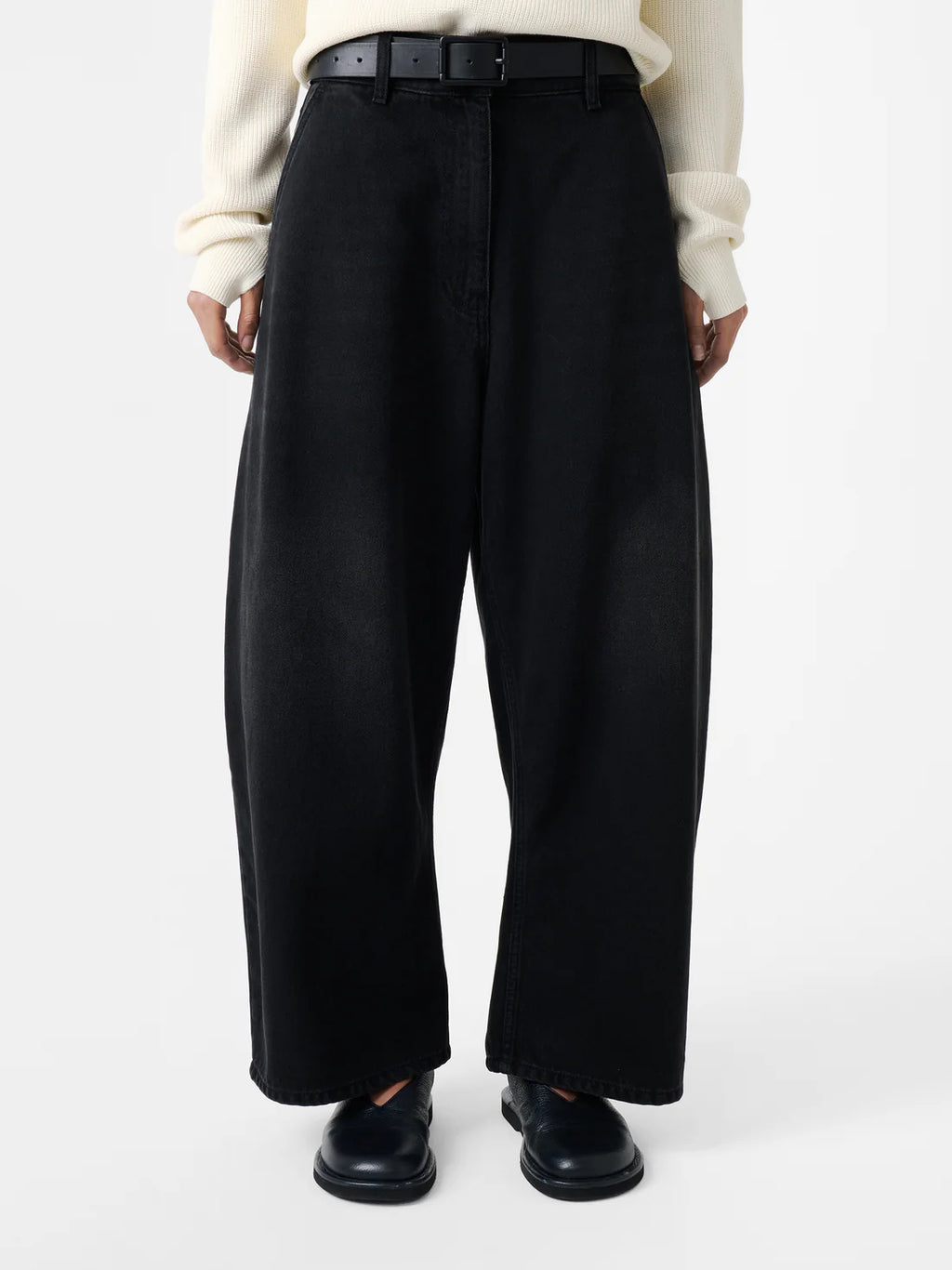 STUDIO NICHOLSON - Chalco denim washed black