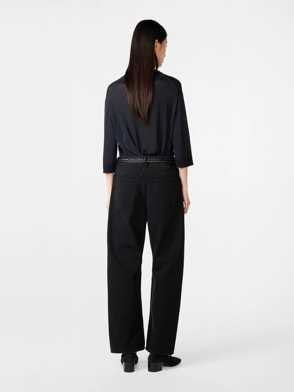 STUDIO NICHOLSON - Denjo denim washed black