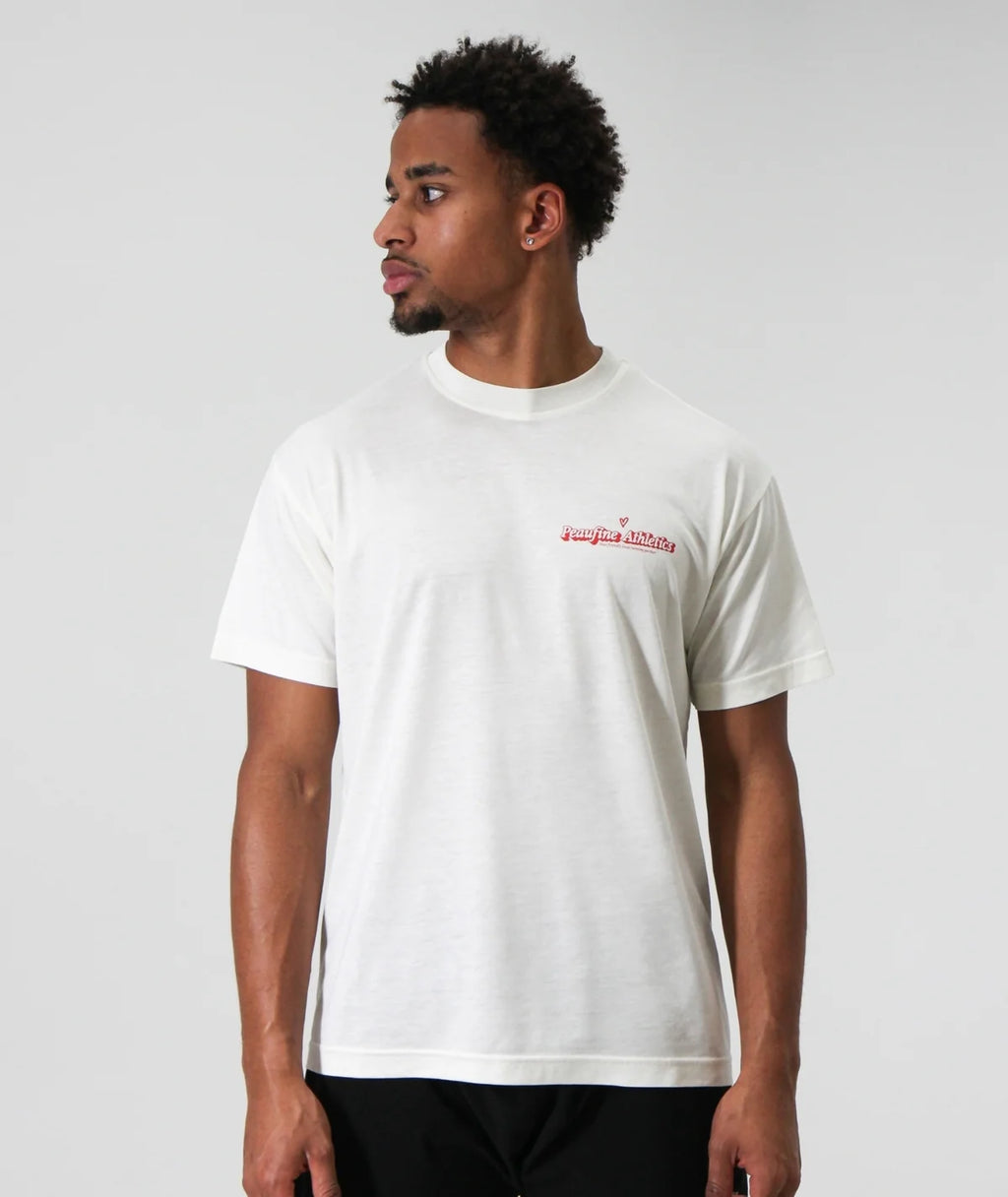 PEAUFINE ATHLETICS - Wood t-shirt Call me off white
