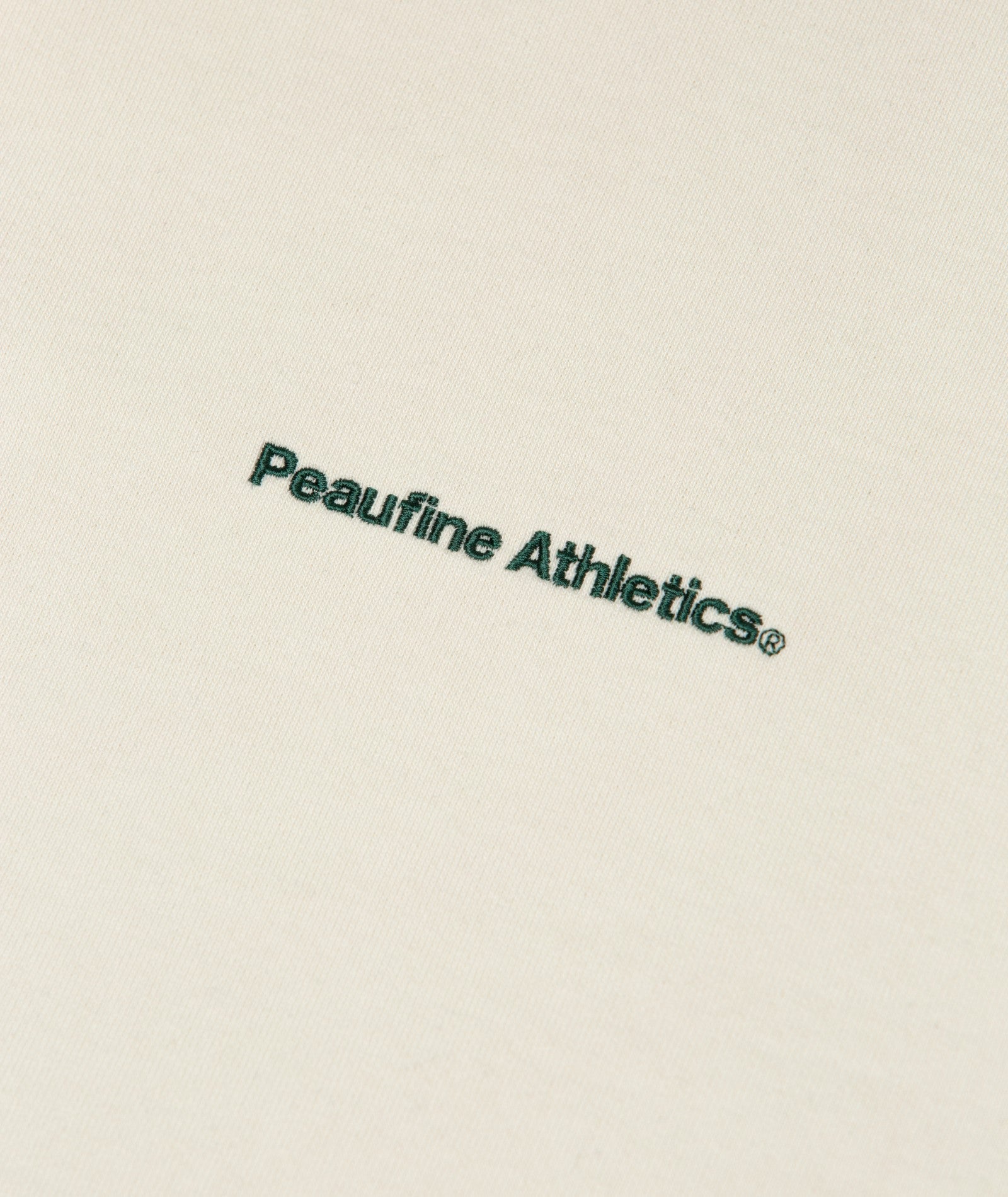 PEAUFINE ATHLETICS -  Heavyweight hoodie cream vêtements de sport PEAUFINE ATHLETICS