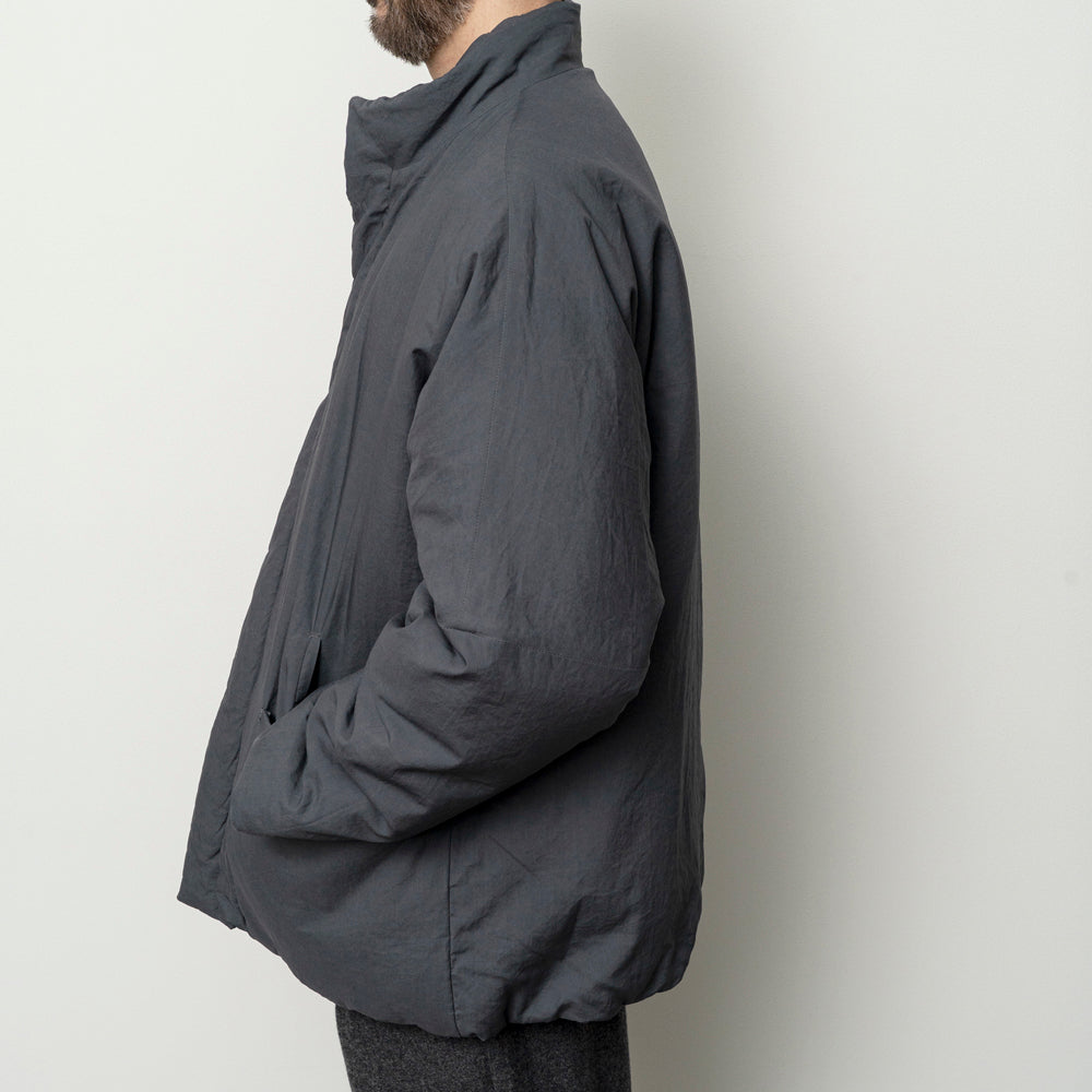 Still by hand - Dolman sleeve padded blouson Slate blue BL01263OS