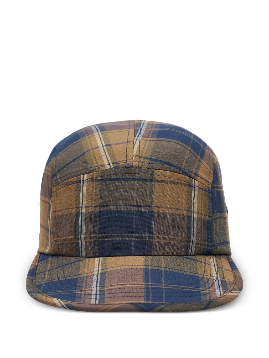 CDG HOMME - Square cap Brown Navy khaki