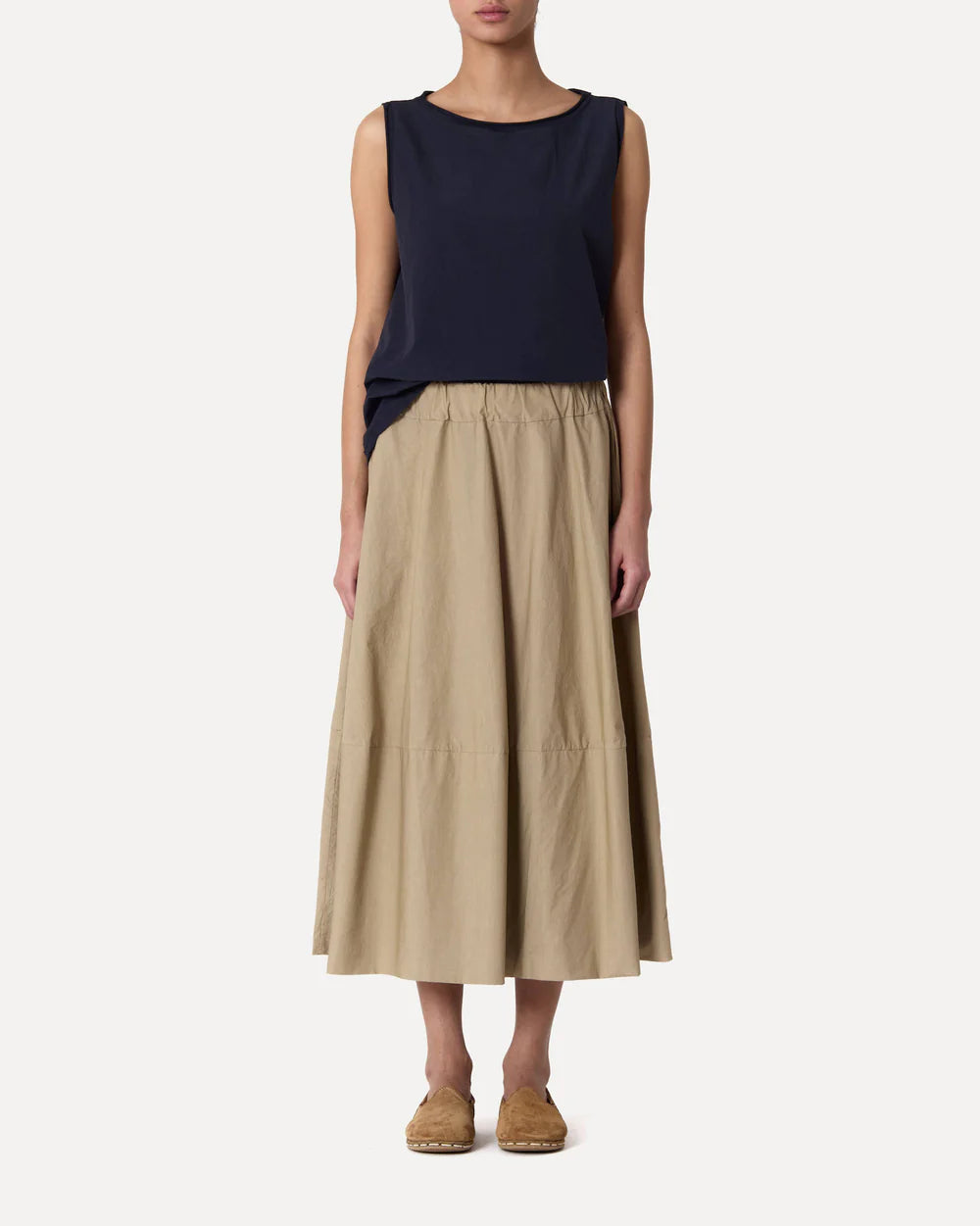 LABOART - Skirt gonna gea clara beige