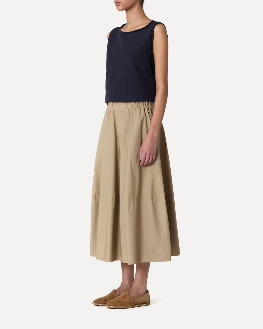 LABOART - Skirt gonna gea clara beige