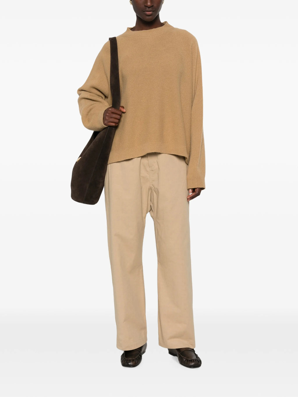 SOFIE D'HOORE - Pant Pinot relaxed low crotch sand