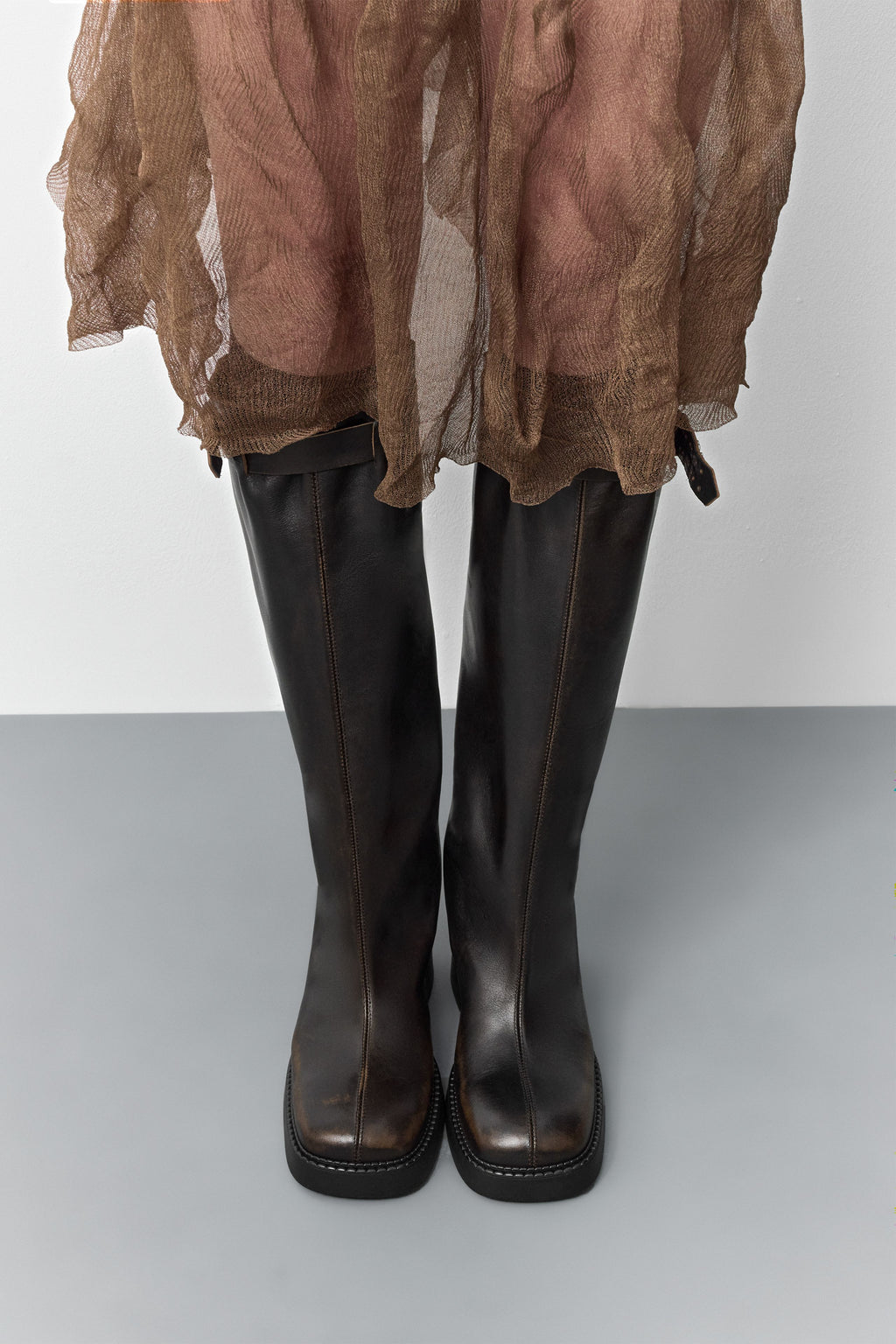 MIISTA - Kristel boots brown brush off leather
