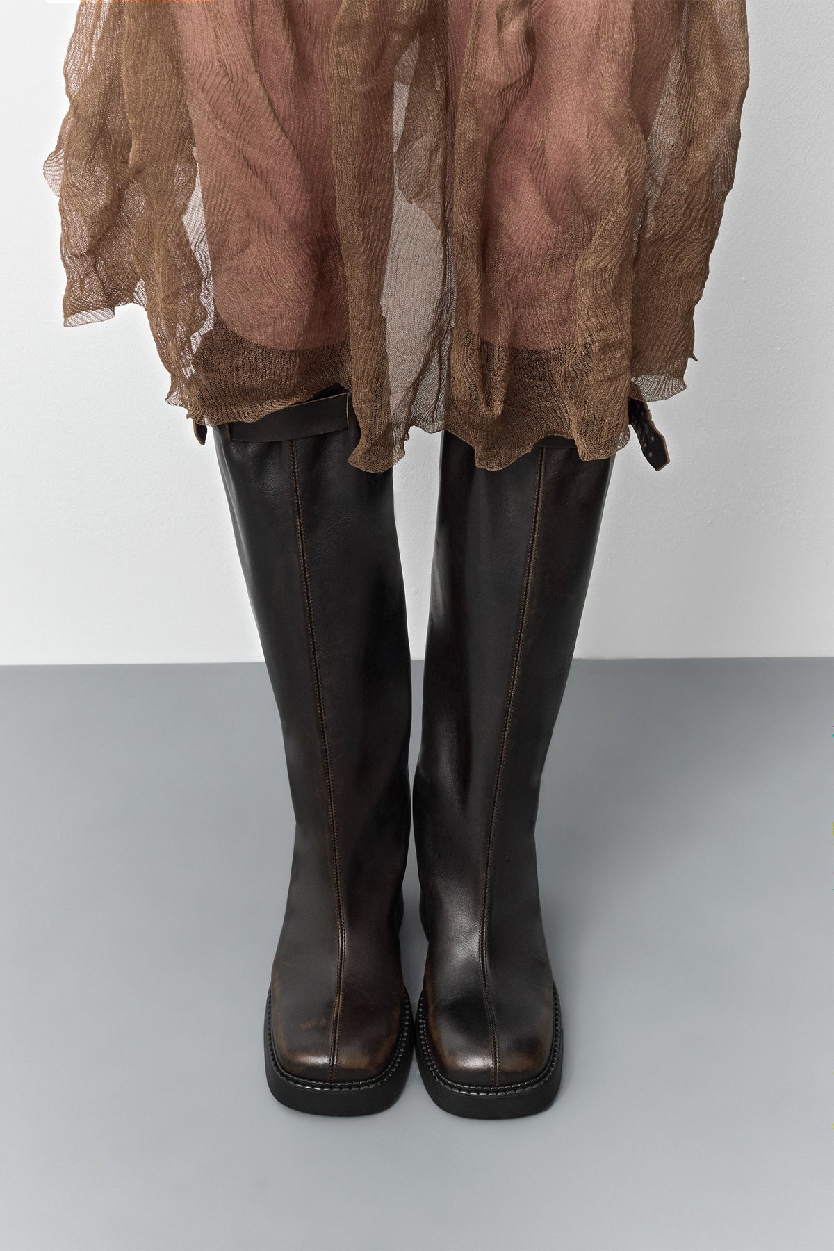MIISTA - Kristel boots brown brush off leather
