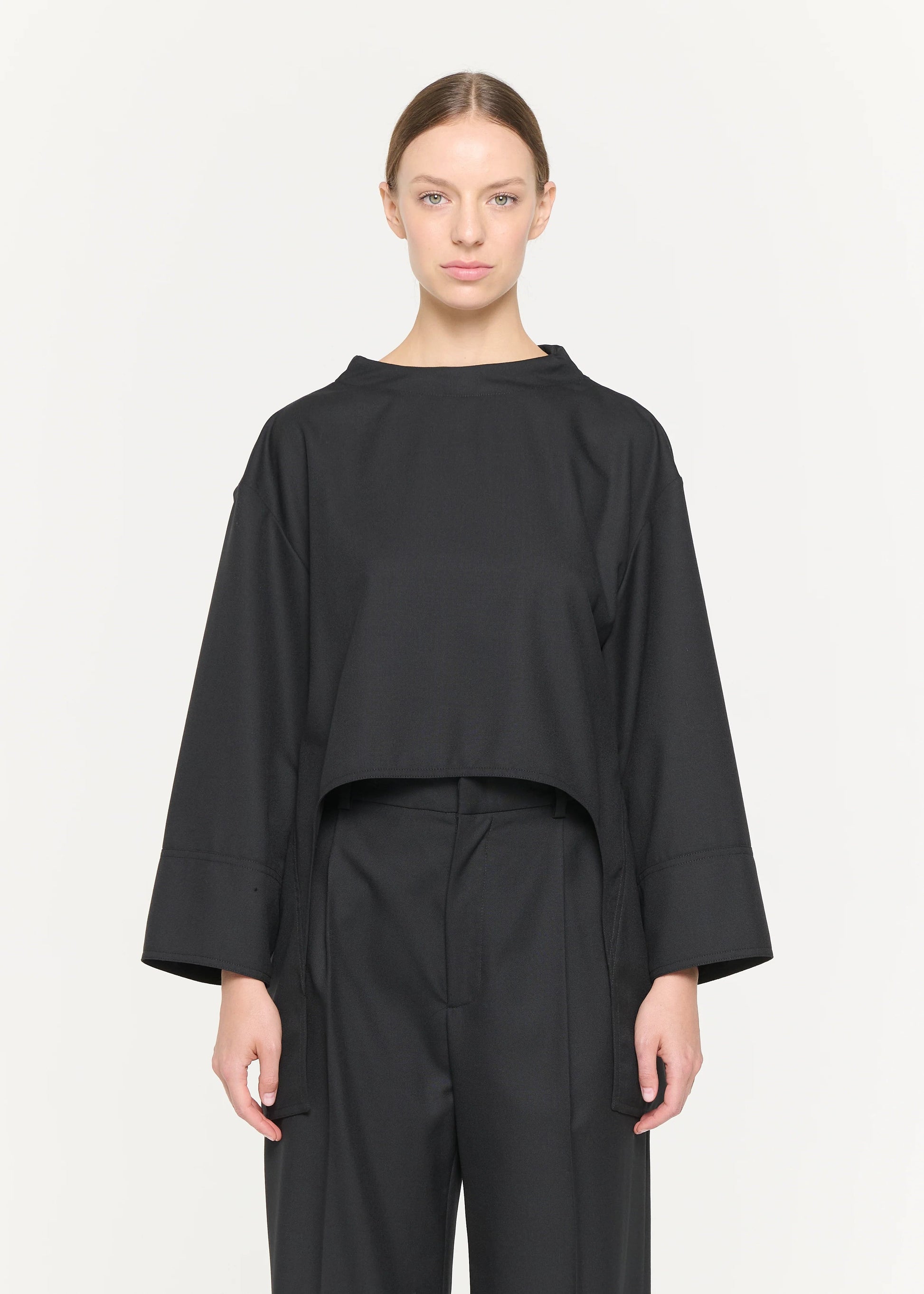 PLAN C - Black wool shirt PLAN C