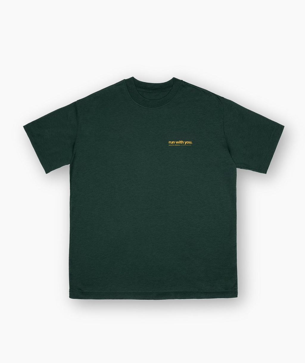 PEAUFINE ATHLETICS - wood T-shirt running social club PEAUFINE ATHLETICS