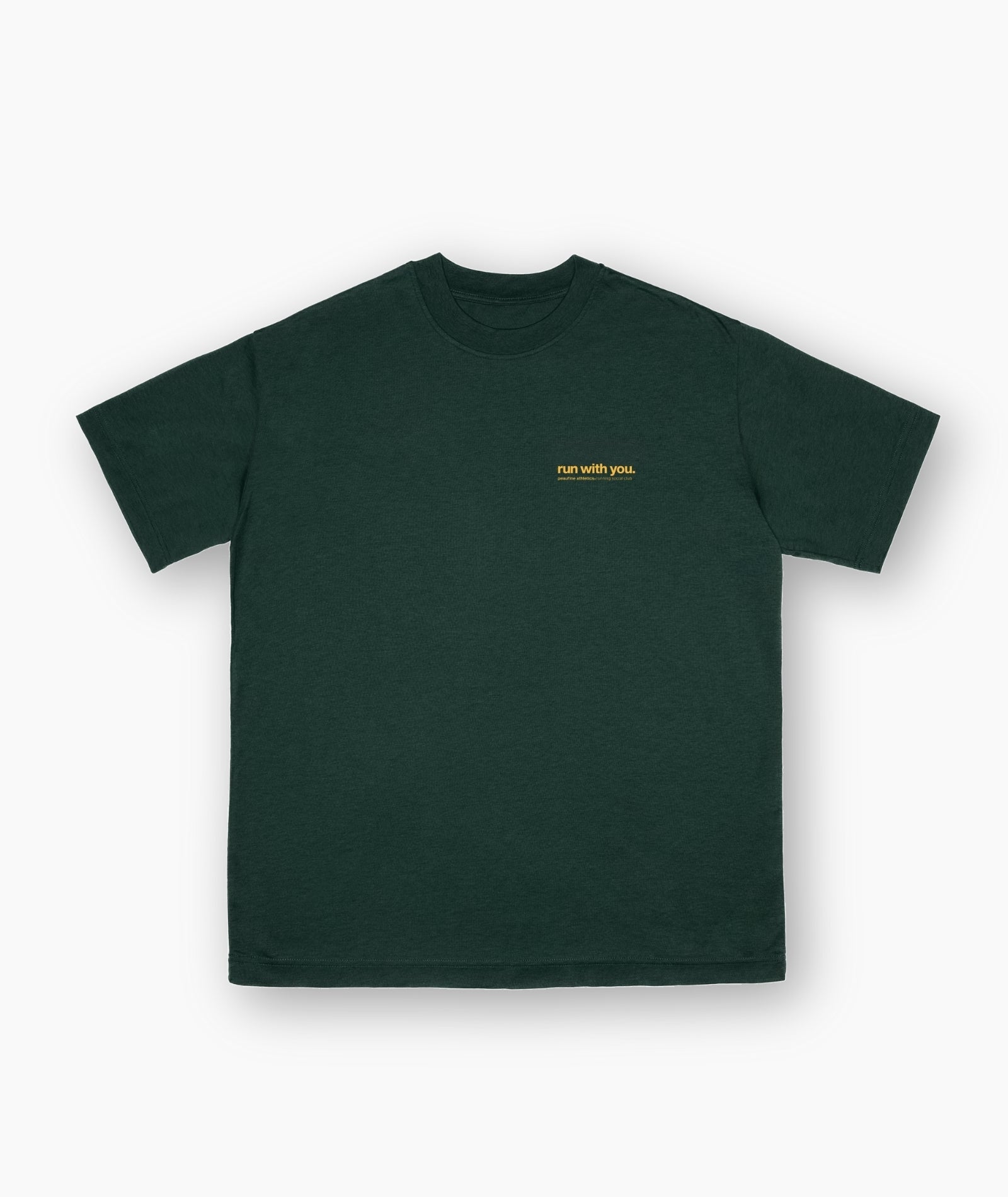 PEAUFINE ATHLETICS - wood T-shirt running social club PEAUFINE ATHLETICS