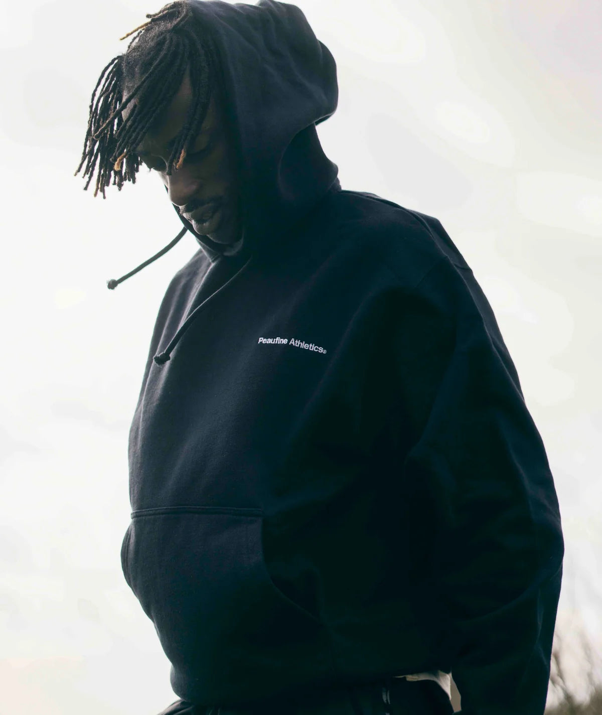 PEAUFINE ATHLETICS ACHATS - heavyweight hoodie black