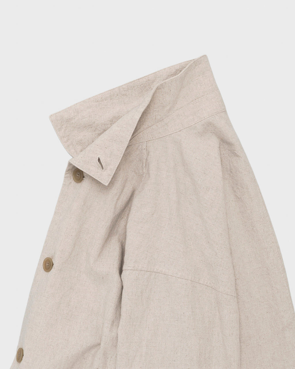 STILL BY HAND - outer half coat oatmeal Co02210s