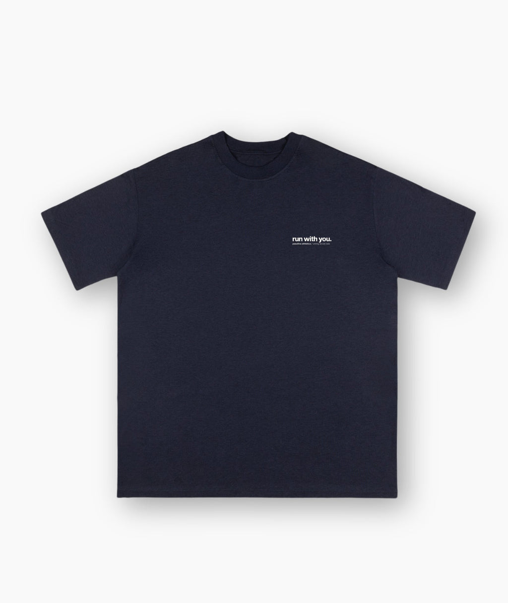 PEAUFINE ATHLETICS - wood T-shirt running social club PEAUFINE ATHLETICS