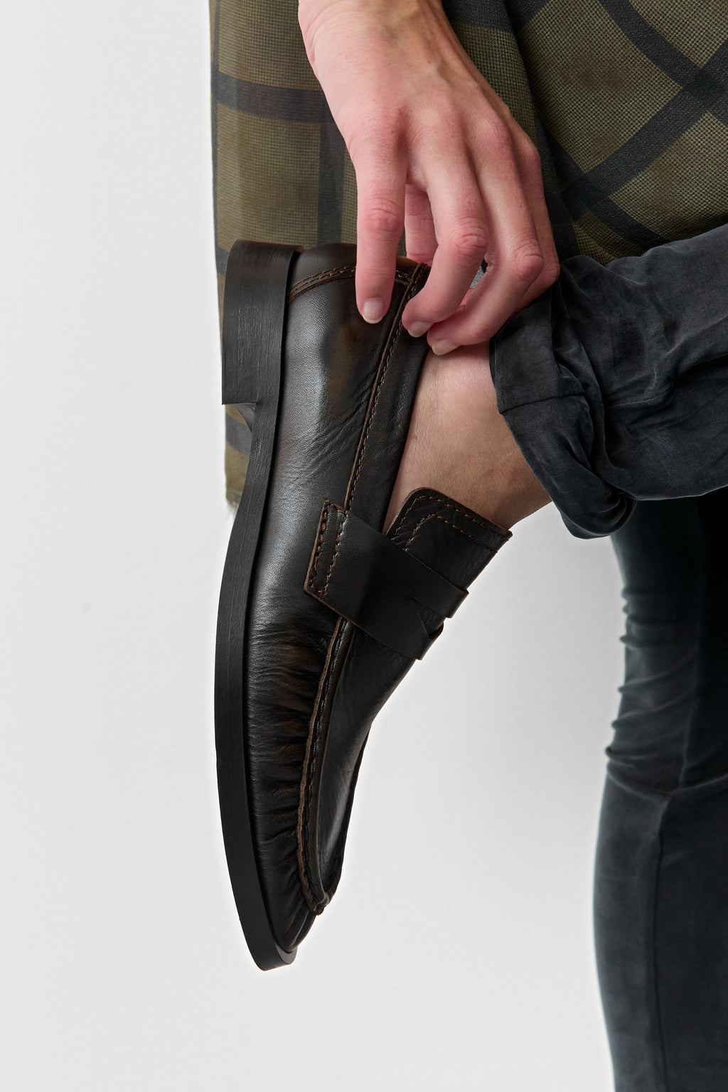 MIISTA - Zita loafers brown brush off leather