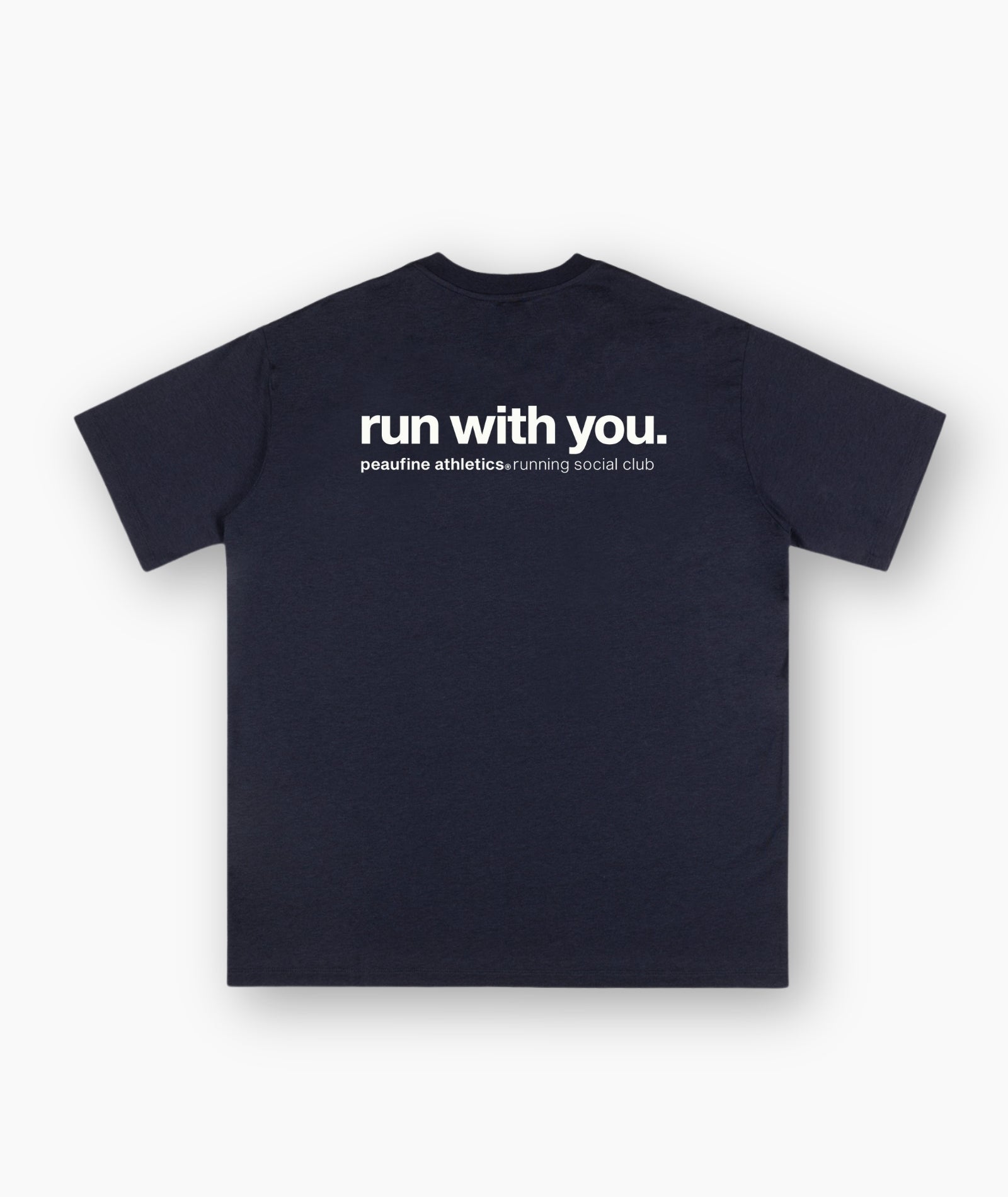 PEAUFINE ATHLETICS - wood T-shirt running social club PEAUFINE ATHLETICS