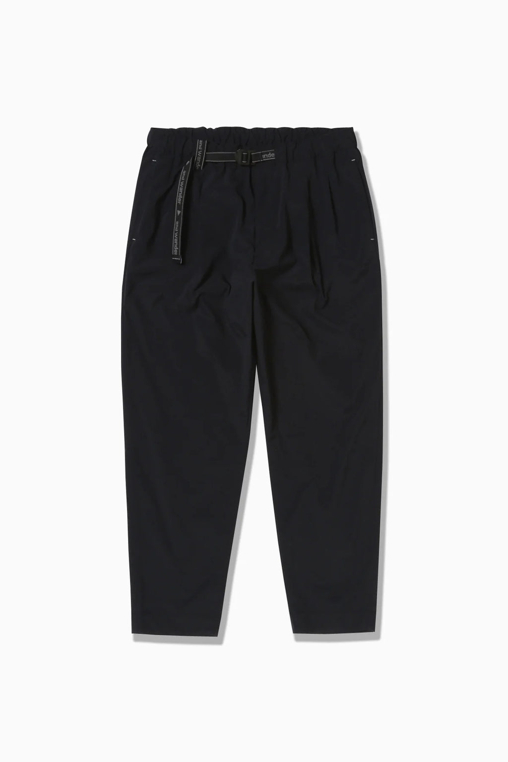AND WANDER - UV cut strech pants black