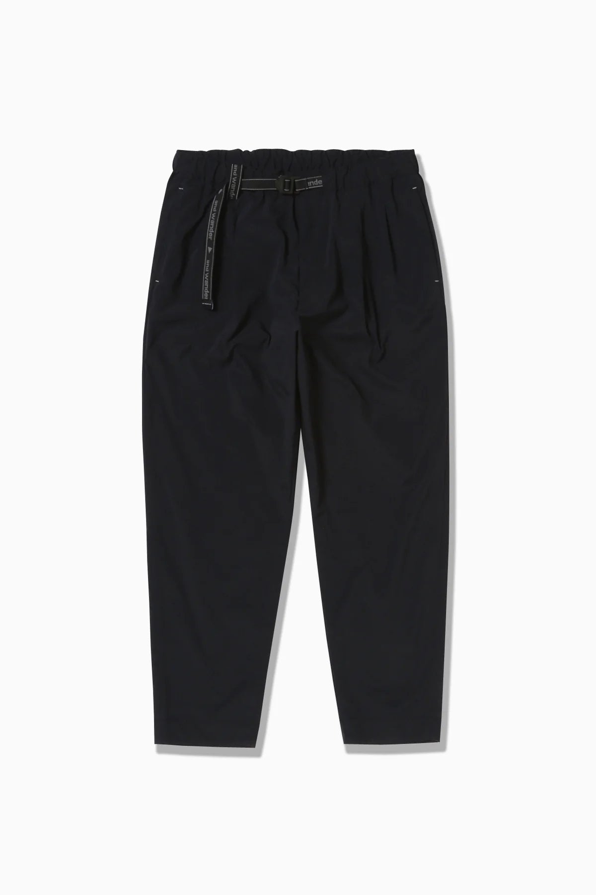 AND WANDER - UV cut strech pants black