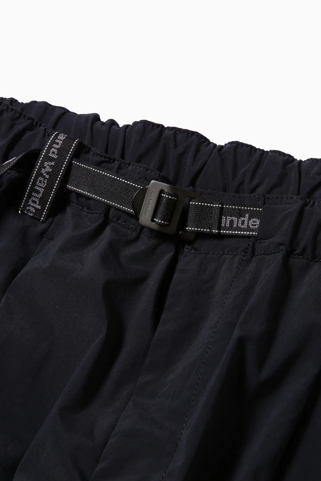 AND WANDER - UV cut strech pants black