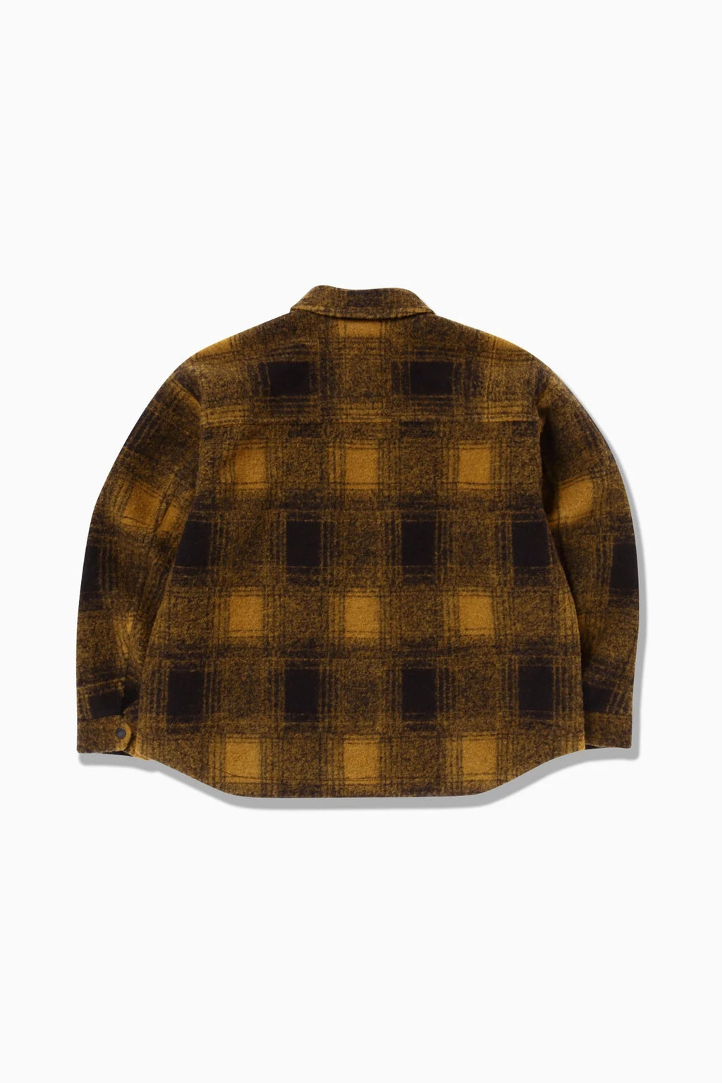 AND WANDER - Jacket wool shaggy zip camel AND WANDER