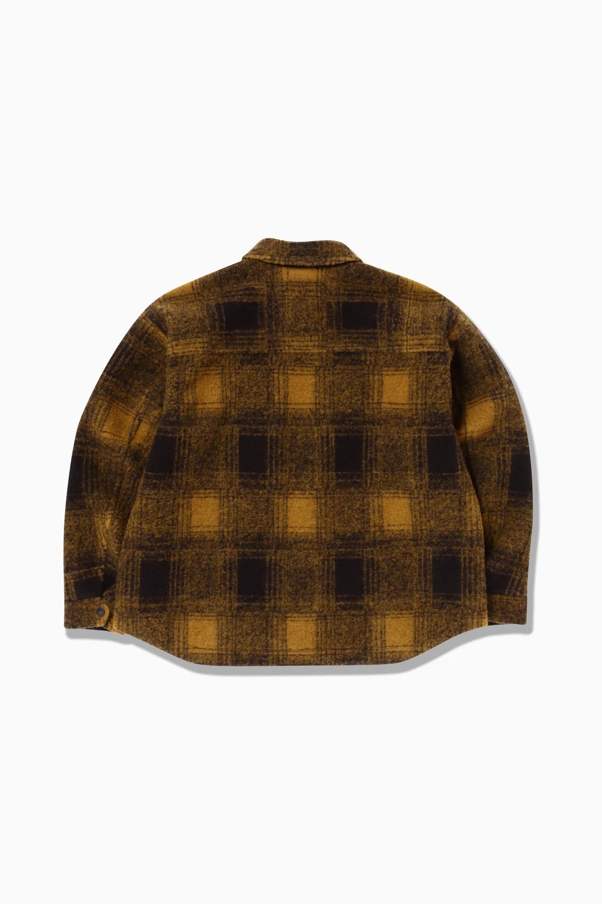 AND WANDER - Jacket wool shaggy zip camel AND WANDER