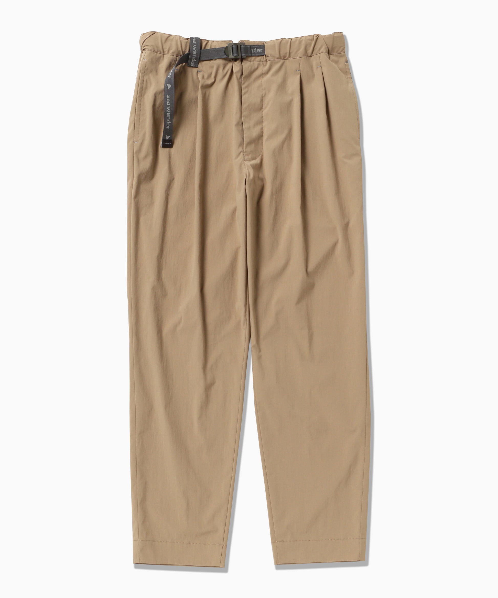 AND WANDER - UV cut strech pants beige